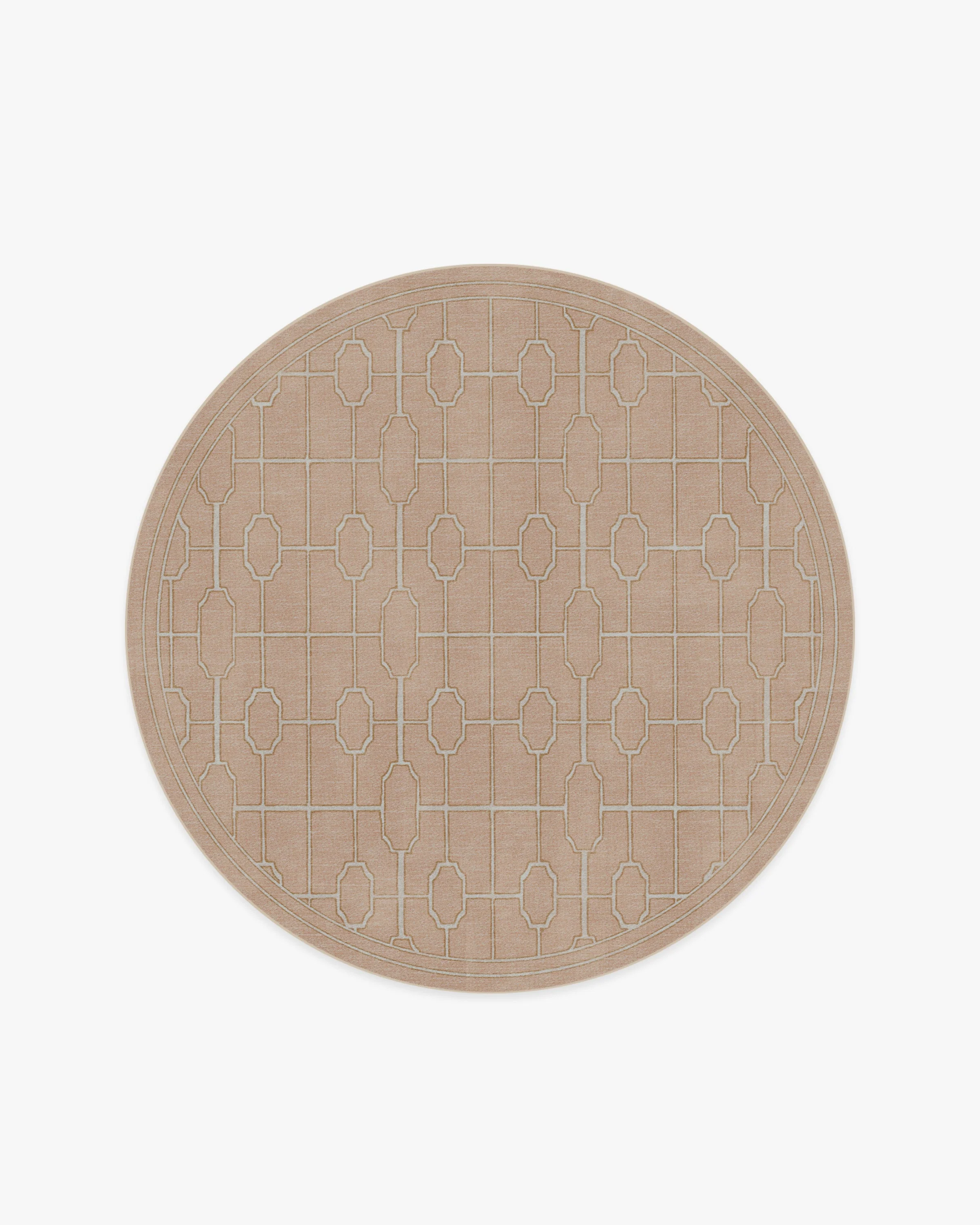 Diana Trellis Rose Gold Rug by The Hiltons