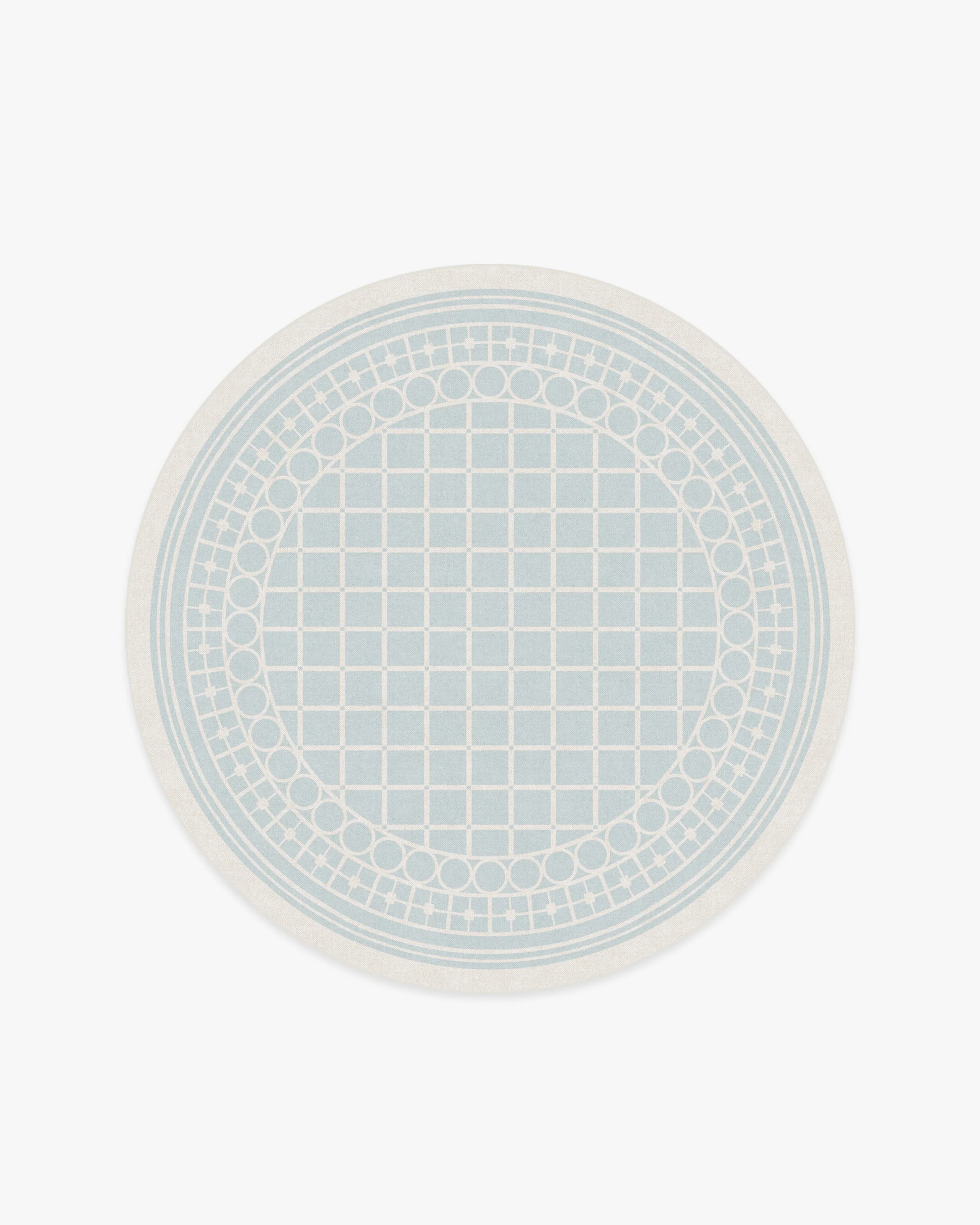 Palm Beach Powder Blue Rug by Gray Malin