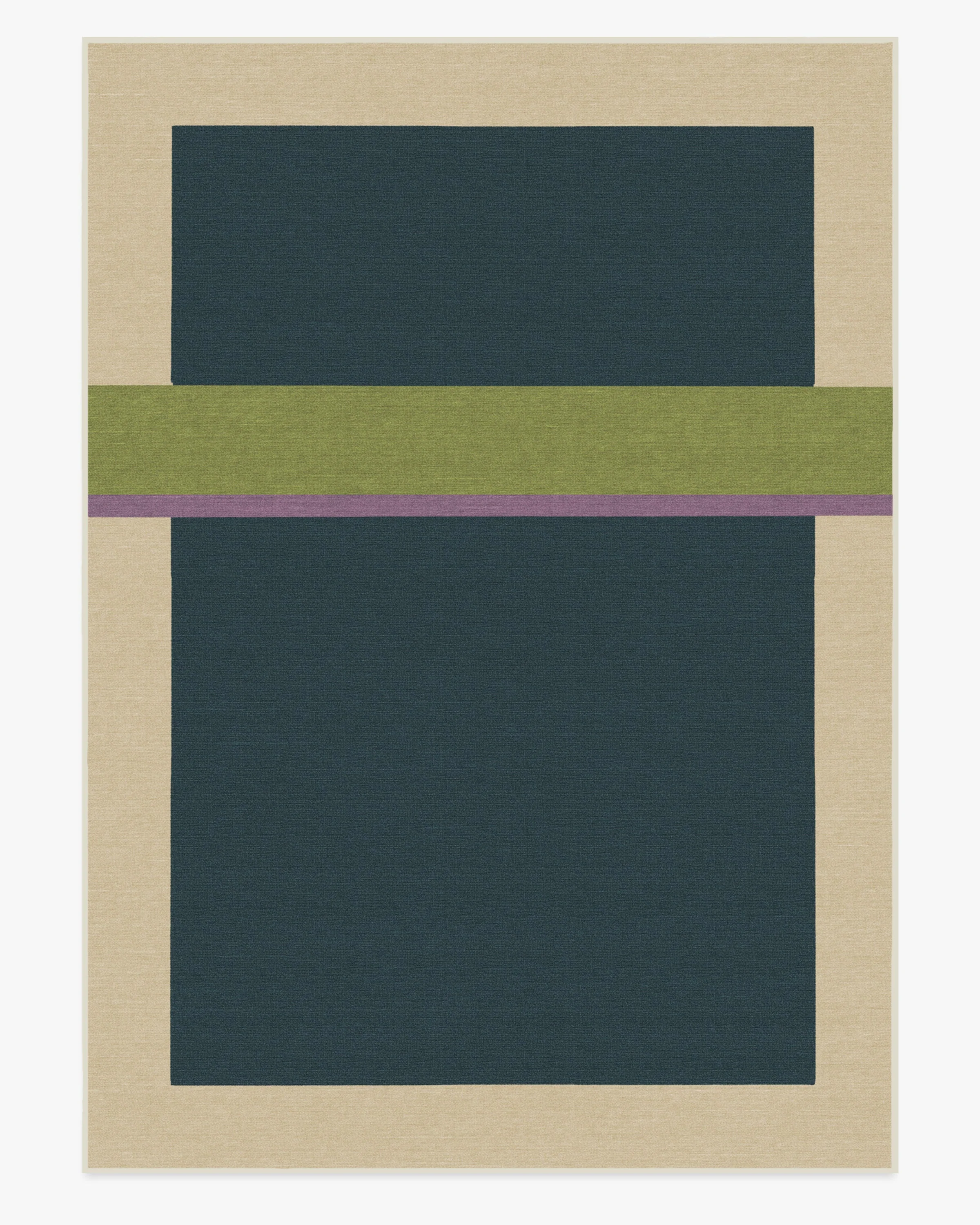 Breakout Teal & Chartreuse Rug by Architectural Digest