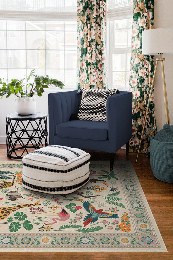 Jingle Jungle Flatwoven Rug by Iris Apfel
