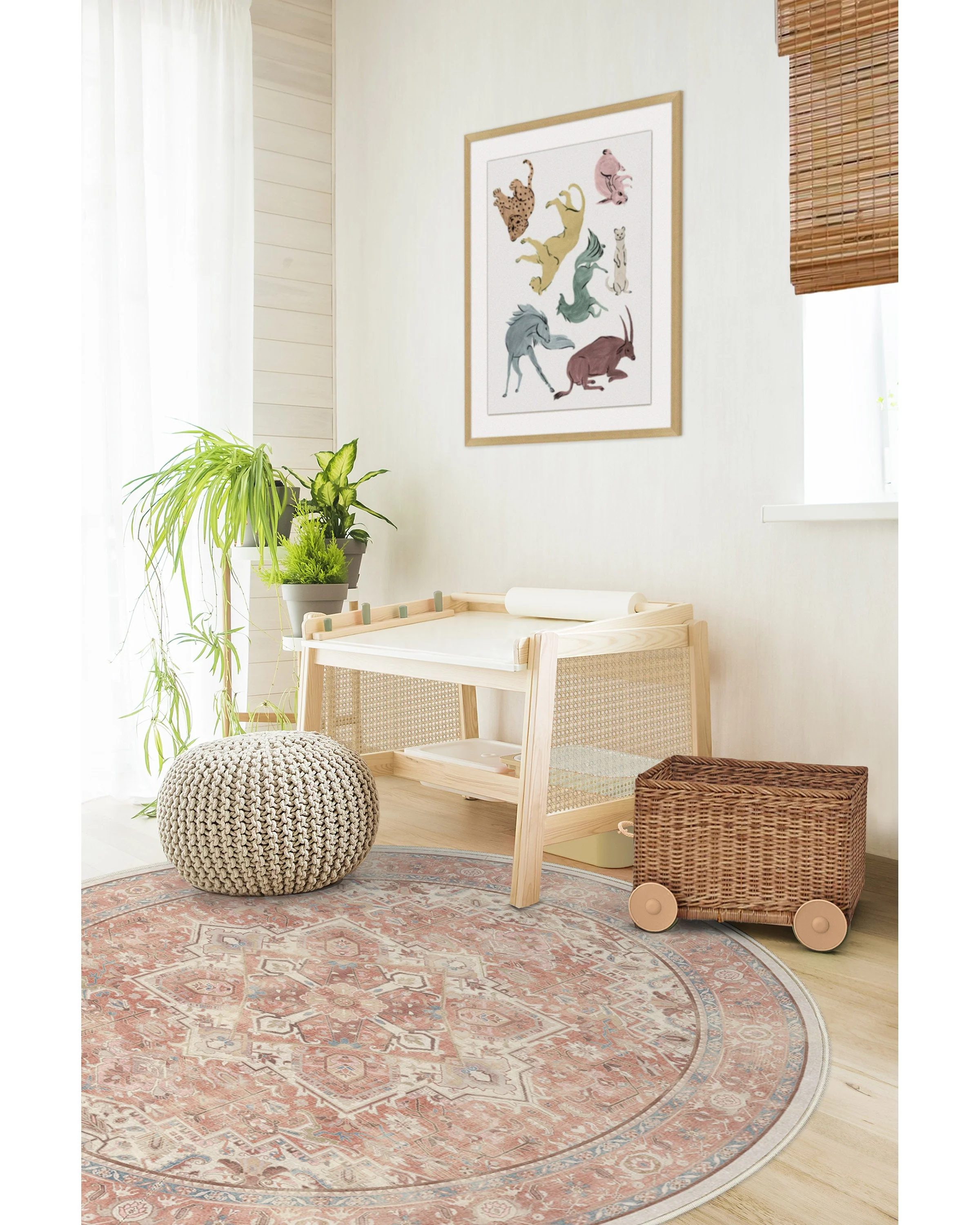 Kamran Rose Rug