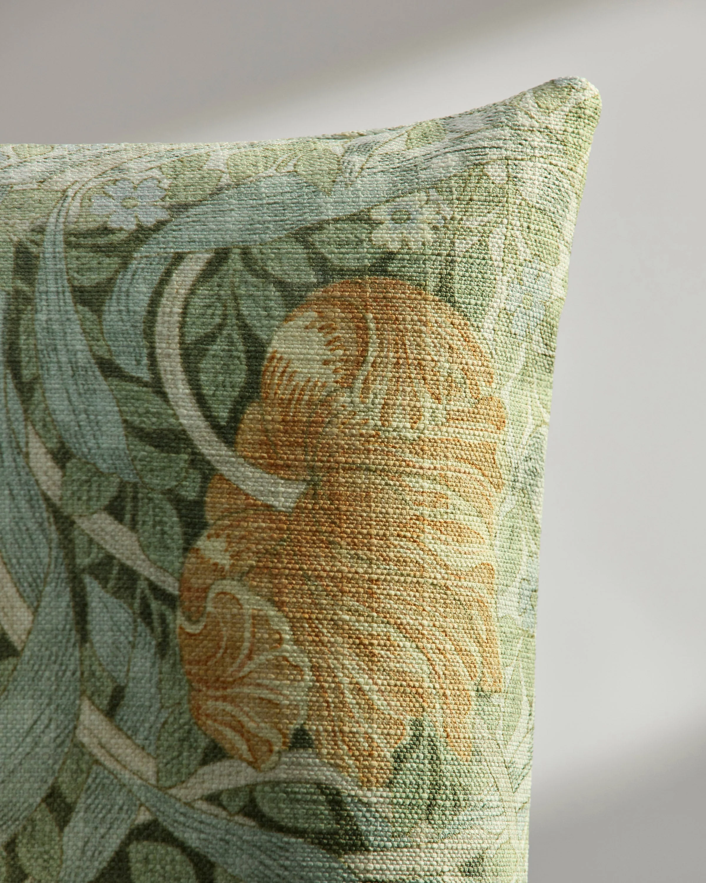 Pimpernel Sage Woven Throw Pillow by Morris & Co.