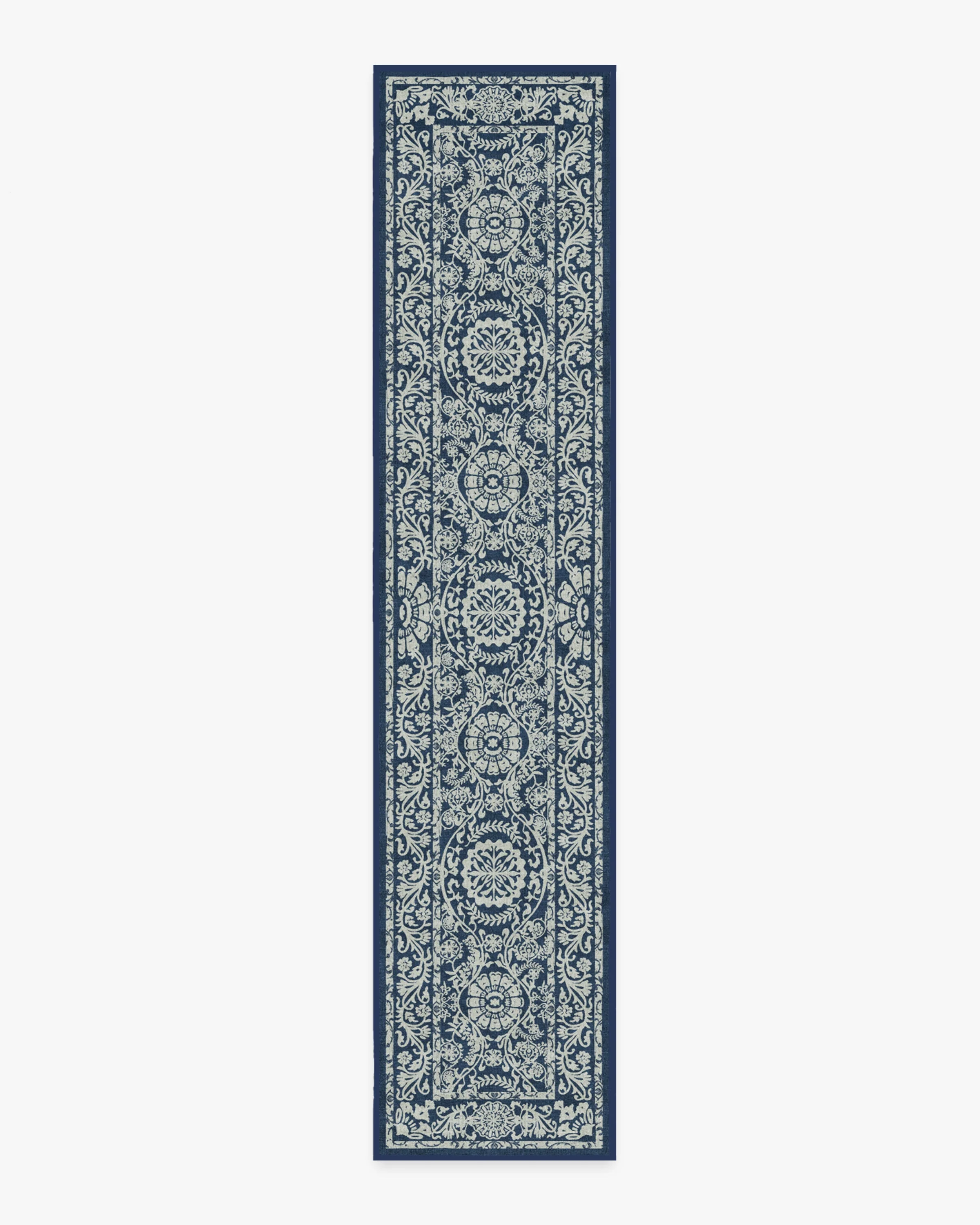 Delphina Navy Blue Flatwoven Rug