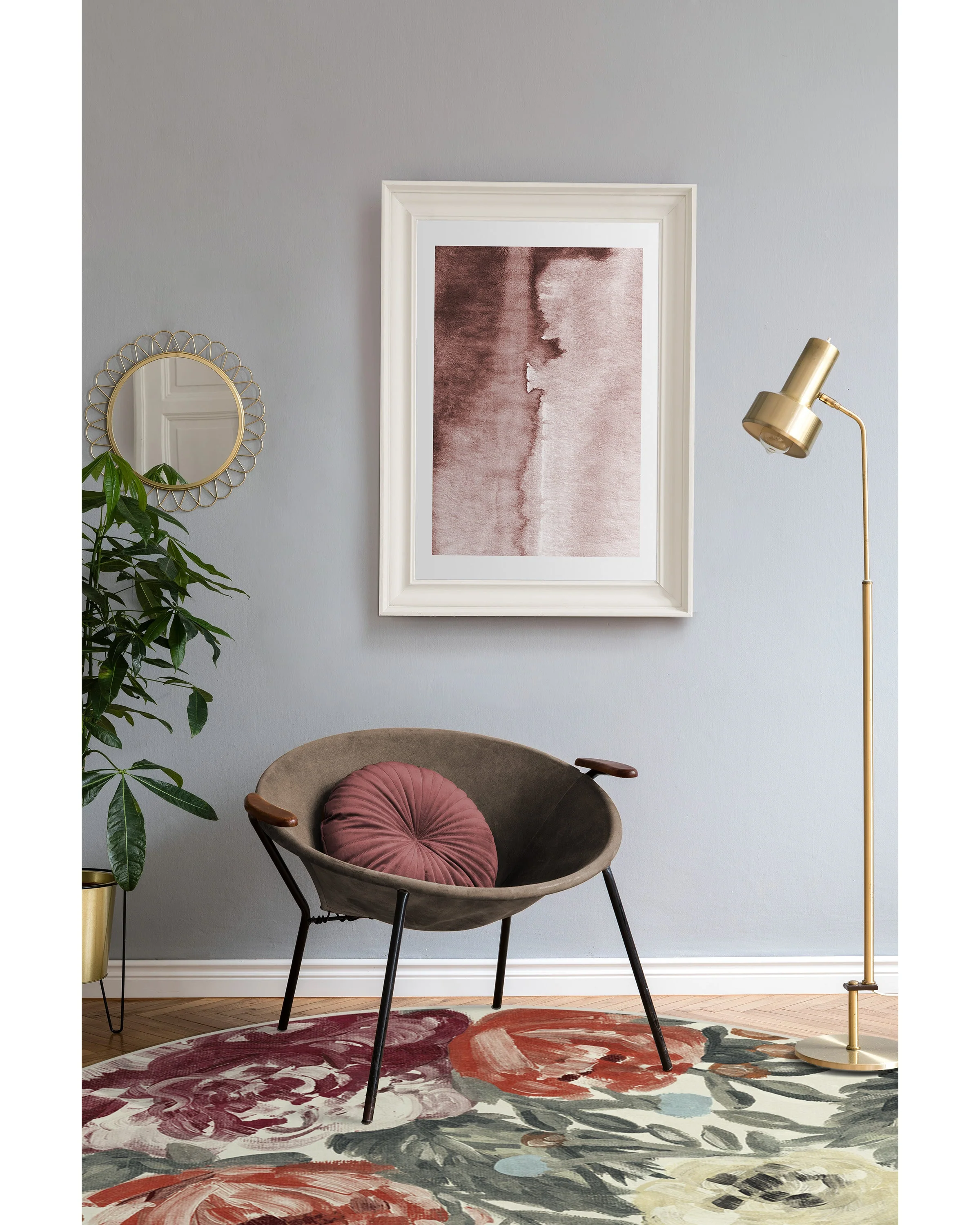 Camellia Currant Rug