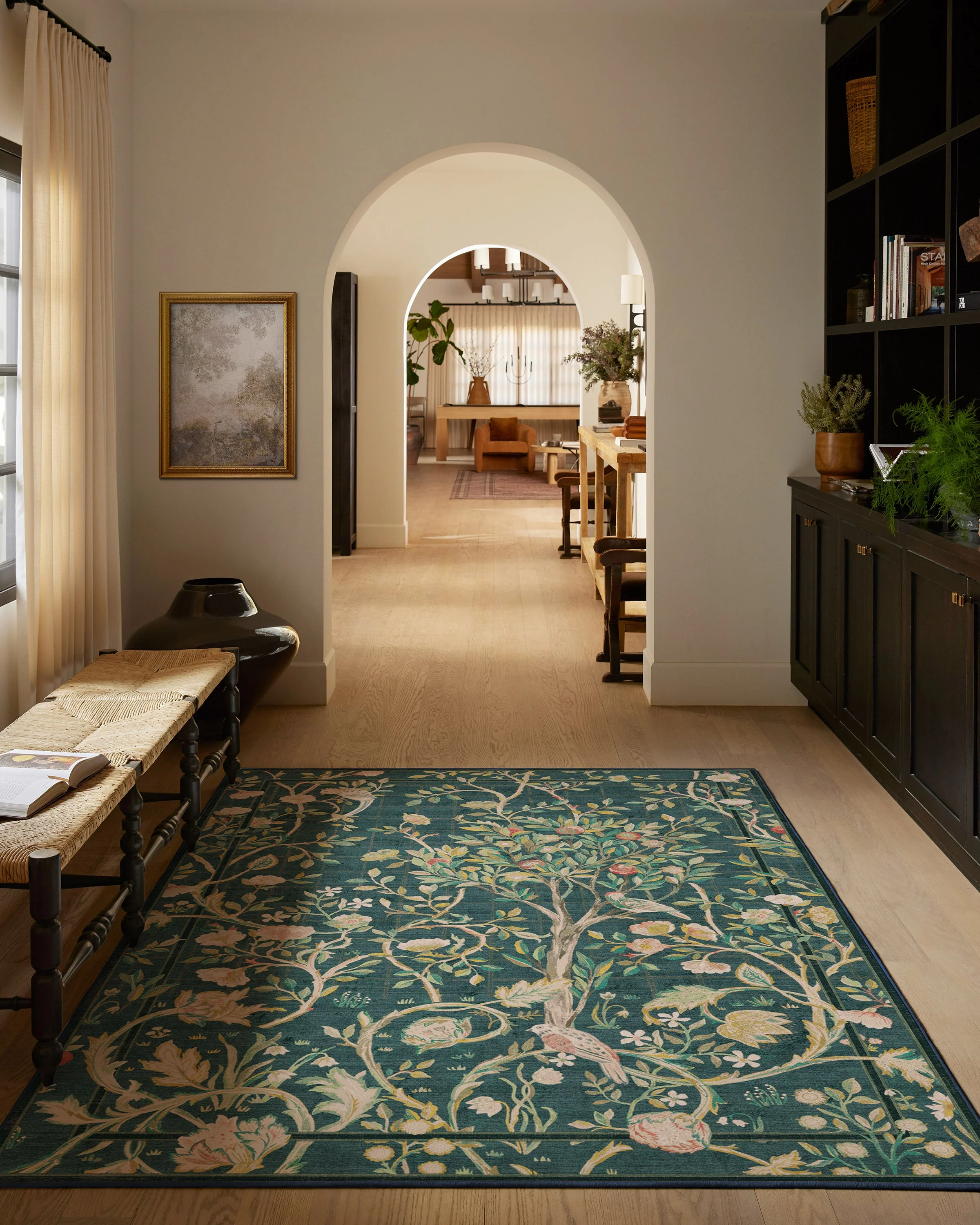 Melsetter Teal Green Rug by Morris & Co.