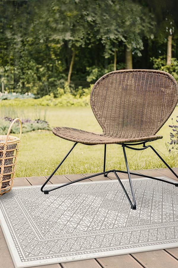 Loseta Grey Outdoor Rug