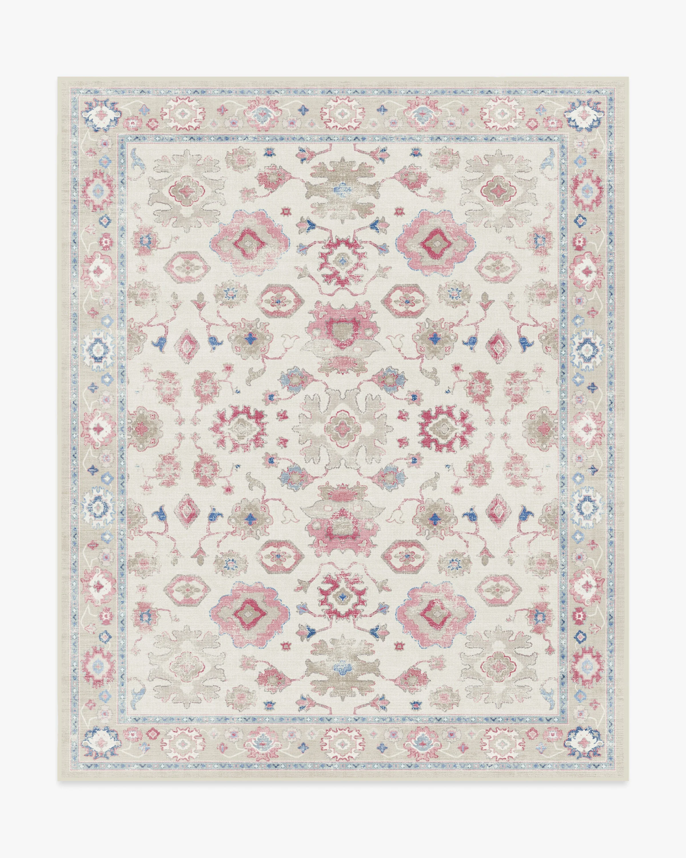 Serena Pink Rug by Mrs. Alice