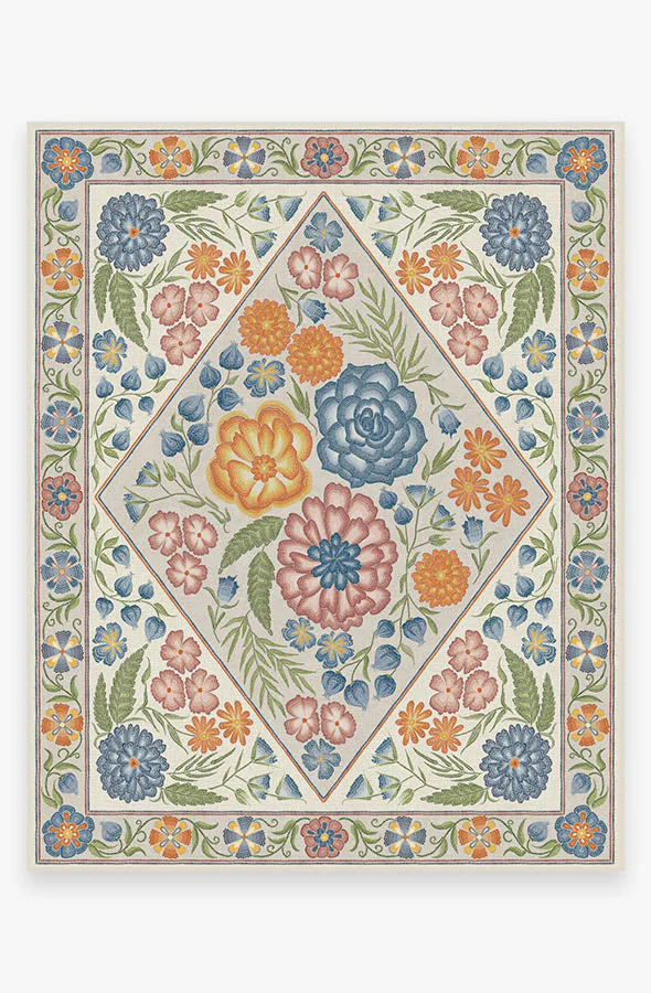 Prado Blue Bouquet Rug