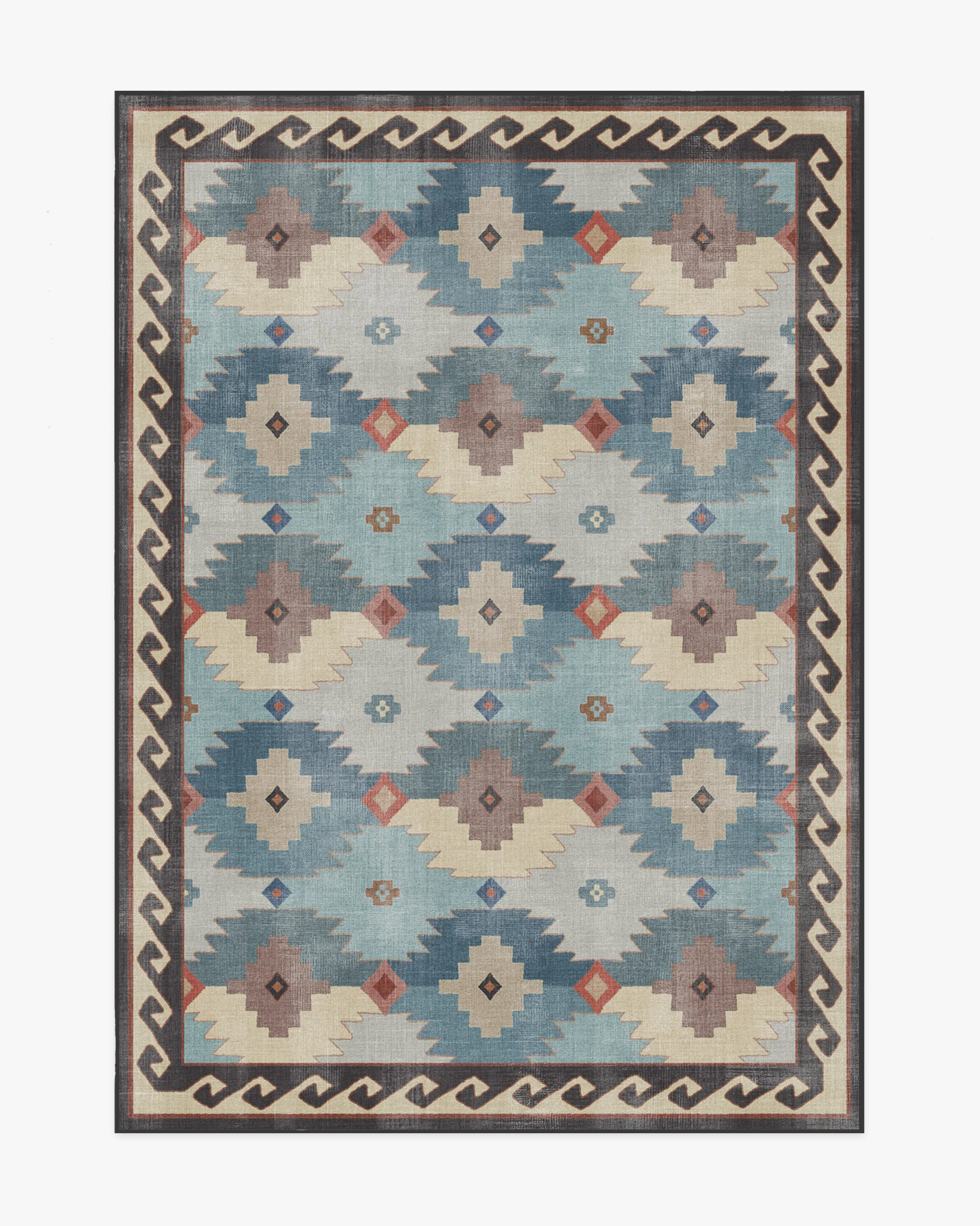 Azzura Multicolor Blue Rug