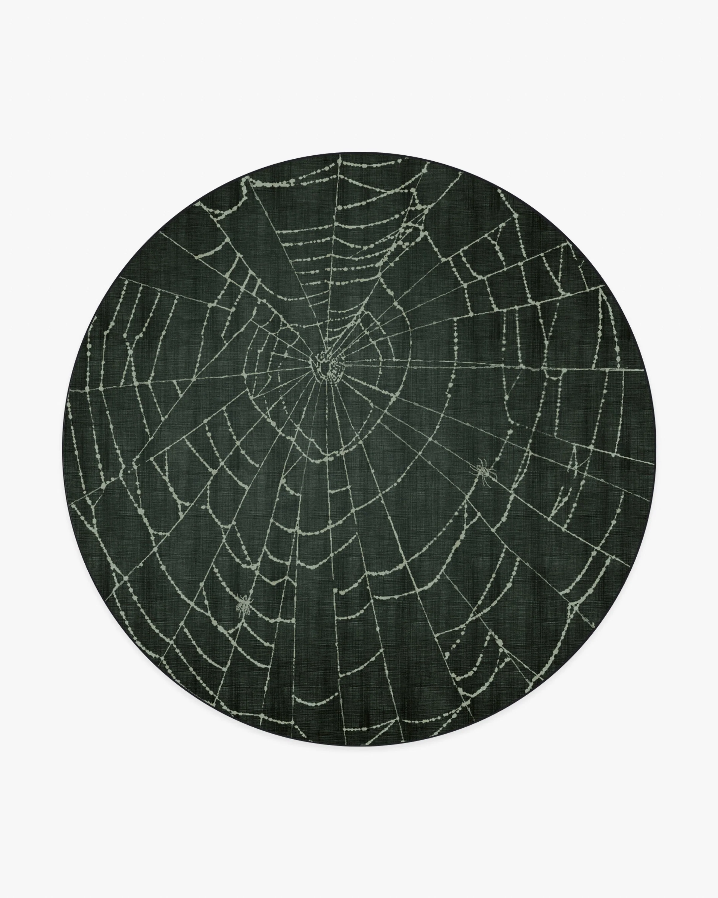 Web Soft Black Flatwoven Rug
