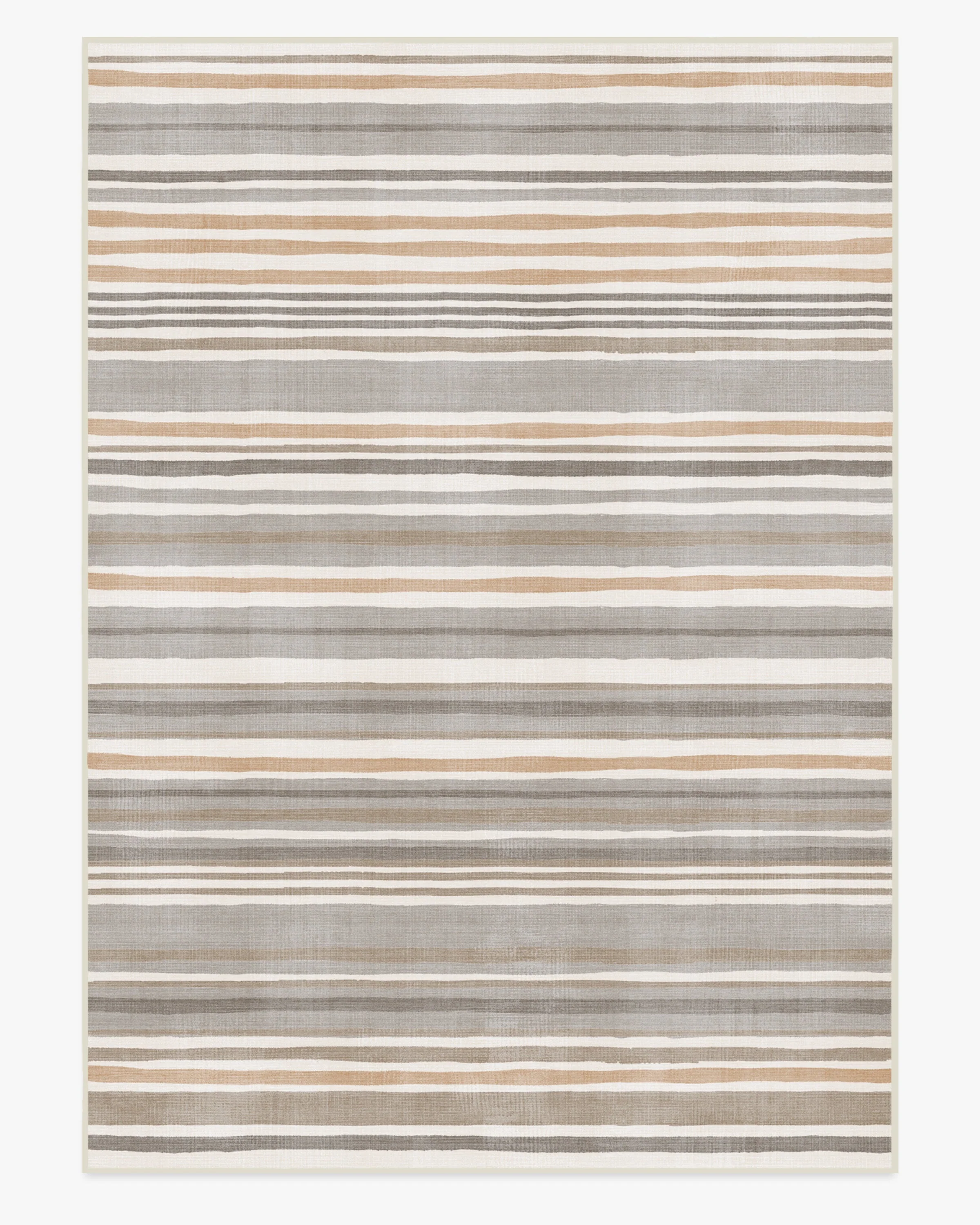 Elio Stripe Grey & Ivory Rug