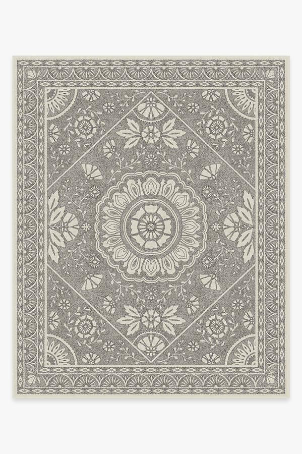 Almana Black & White Flatwoven Rug