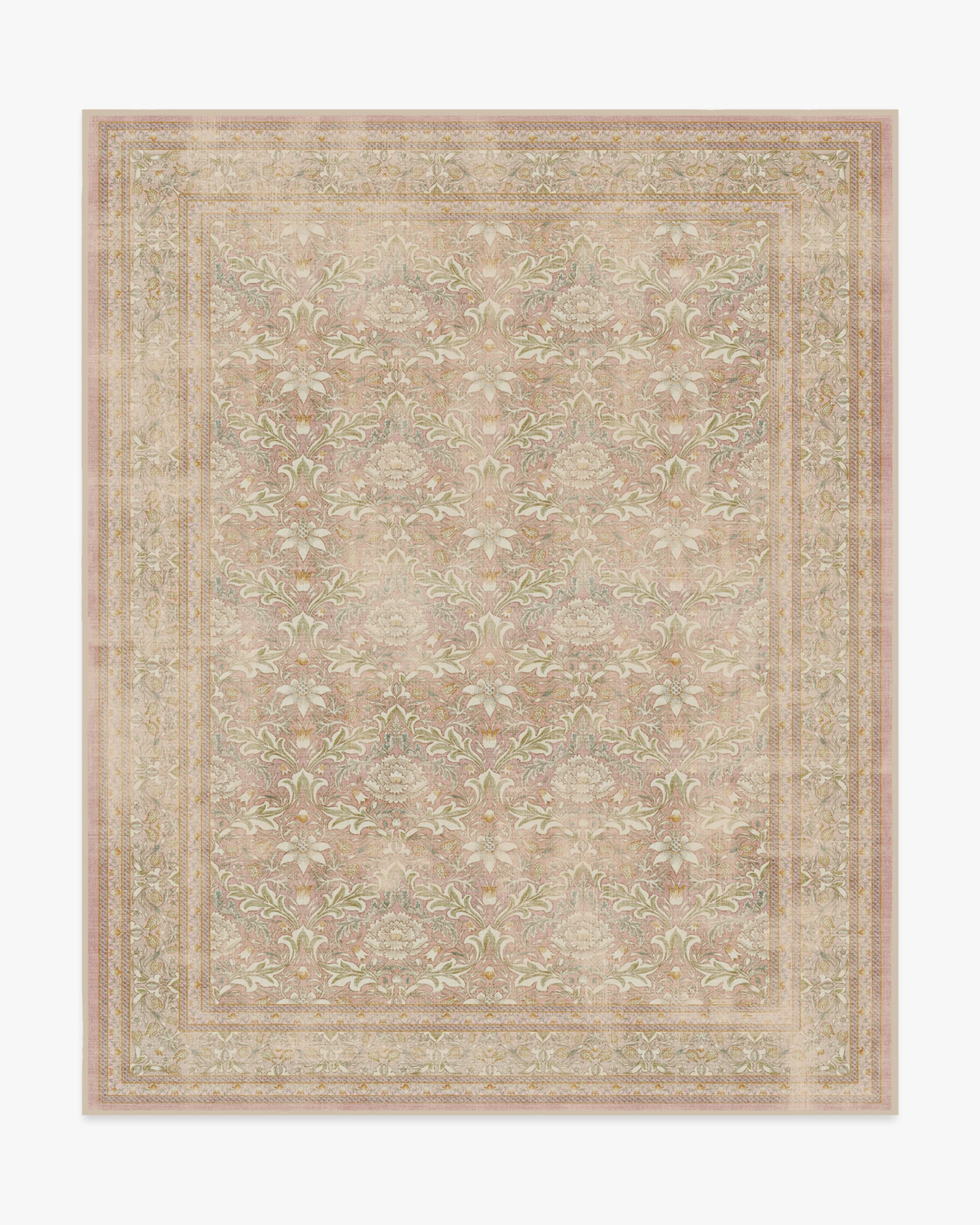 Simply Severn Soft Pink Rug by Morris & Co.