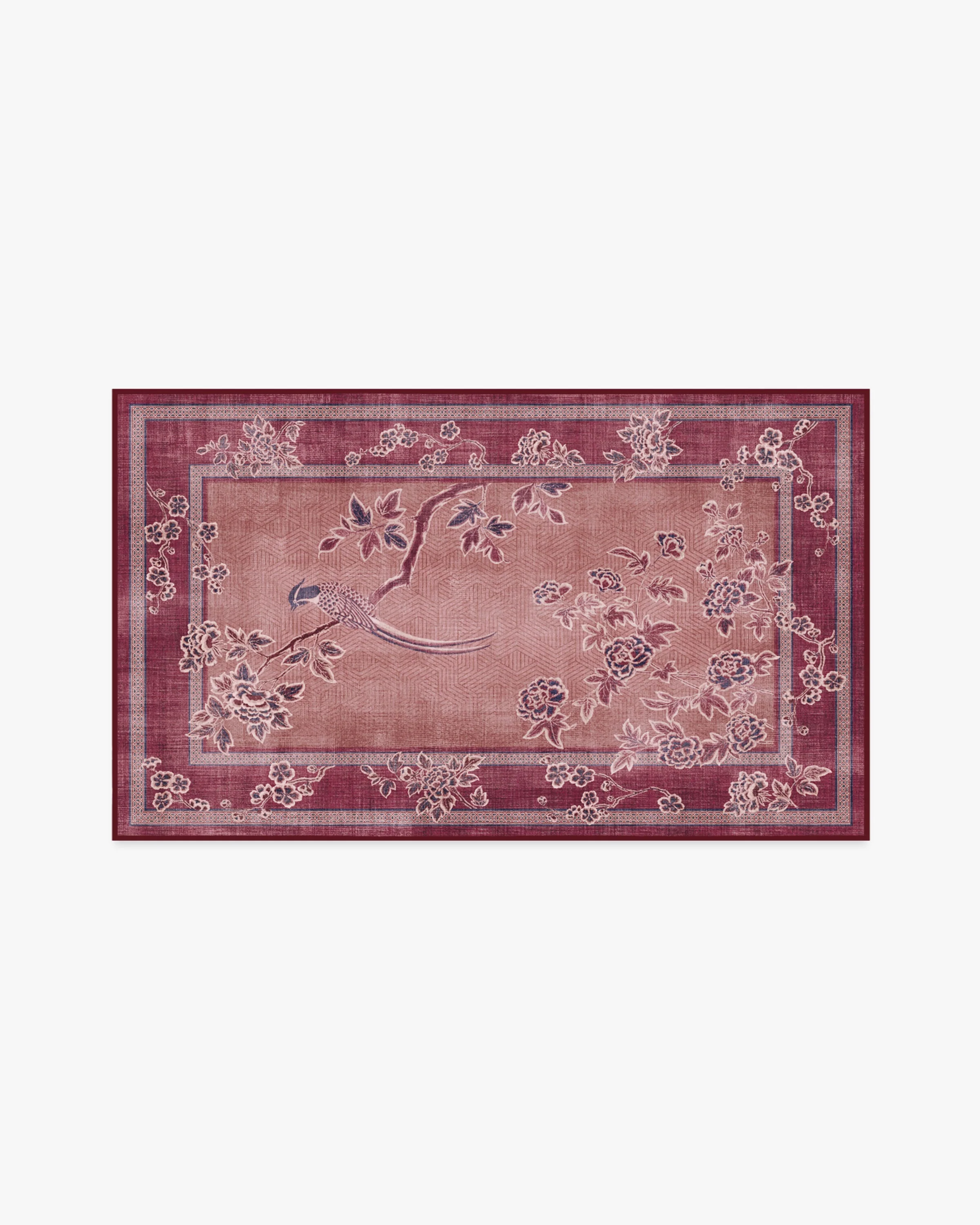 Draper Burgundy Rug by Gracie