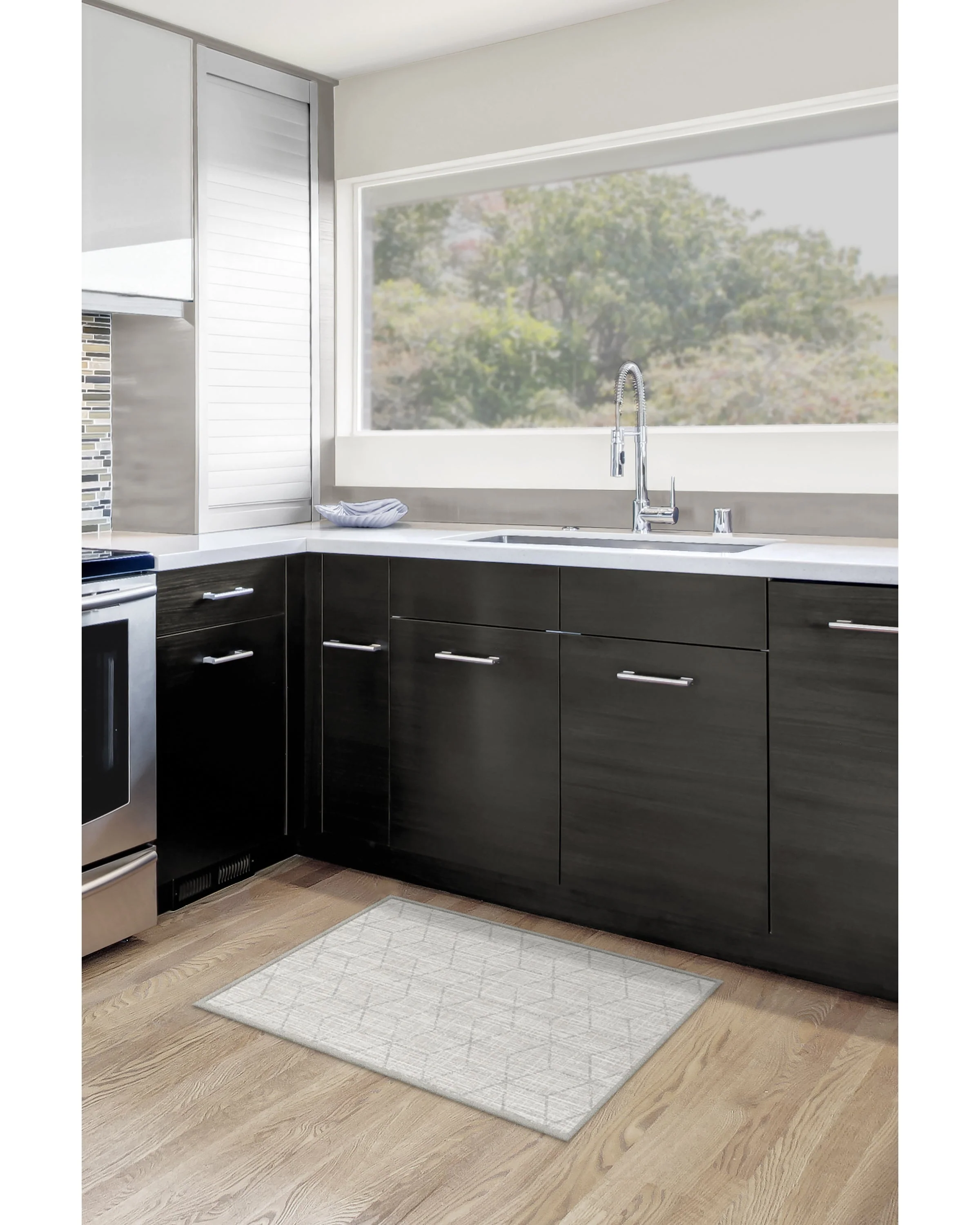 Prisma Monochrome Flatwoven Rug