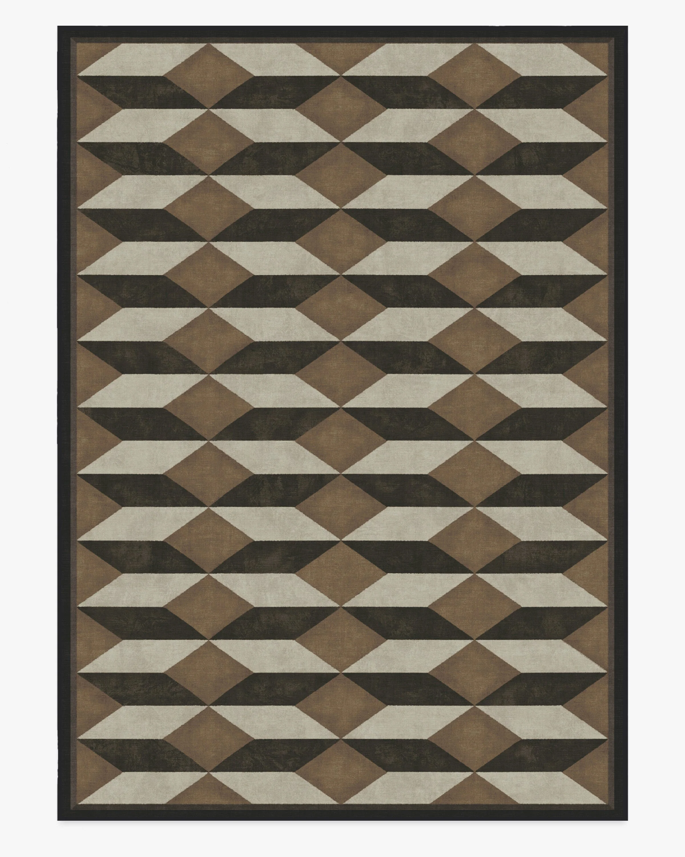 Oak Black & Camel Flatwoven Rug by Martyn Lawrence Bullard