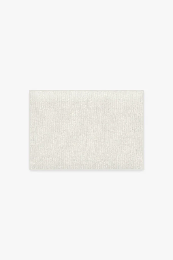 Solid Off-White Bath Mat