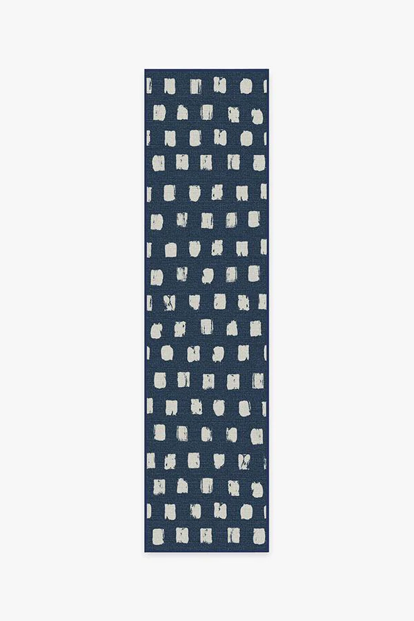 Cobblestone Navy Outdoor Rug