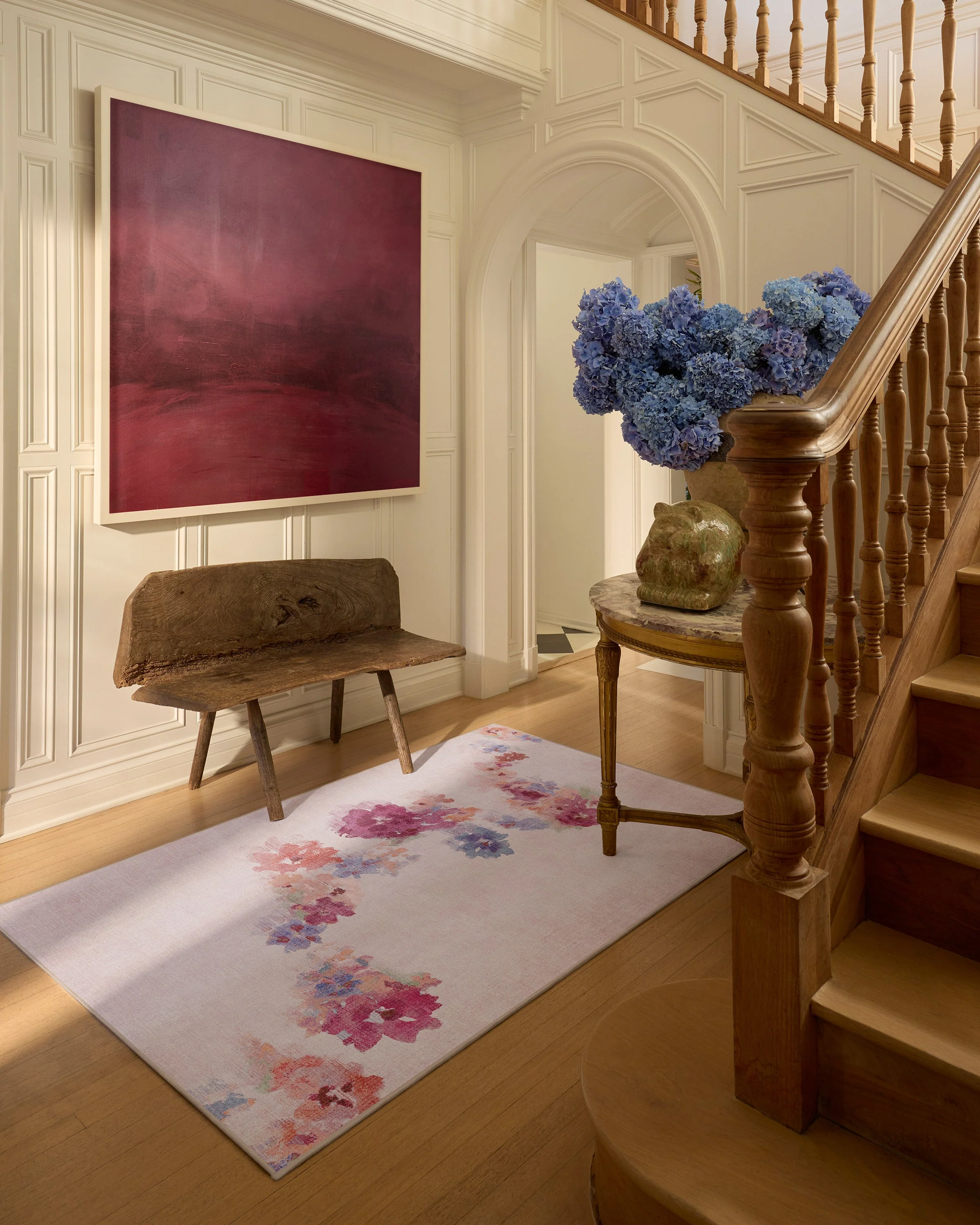 Clara Soft Rose Rug
