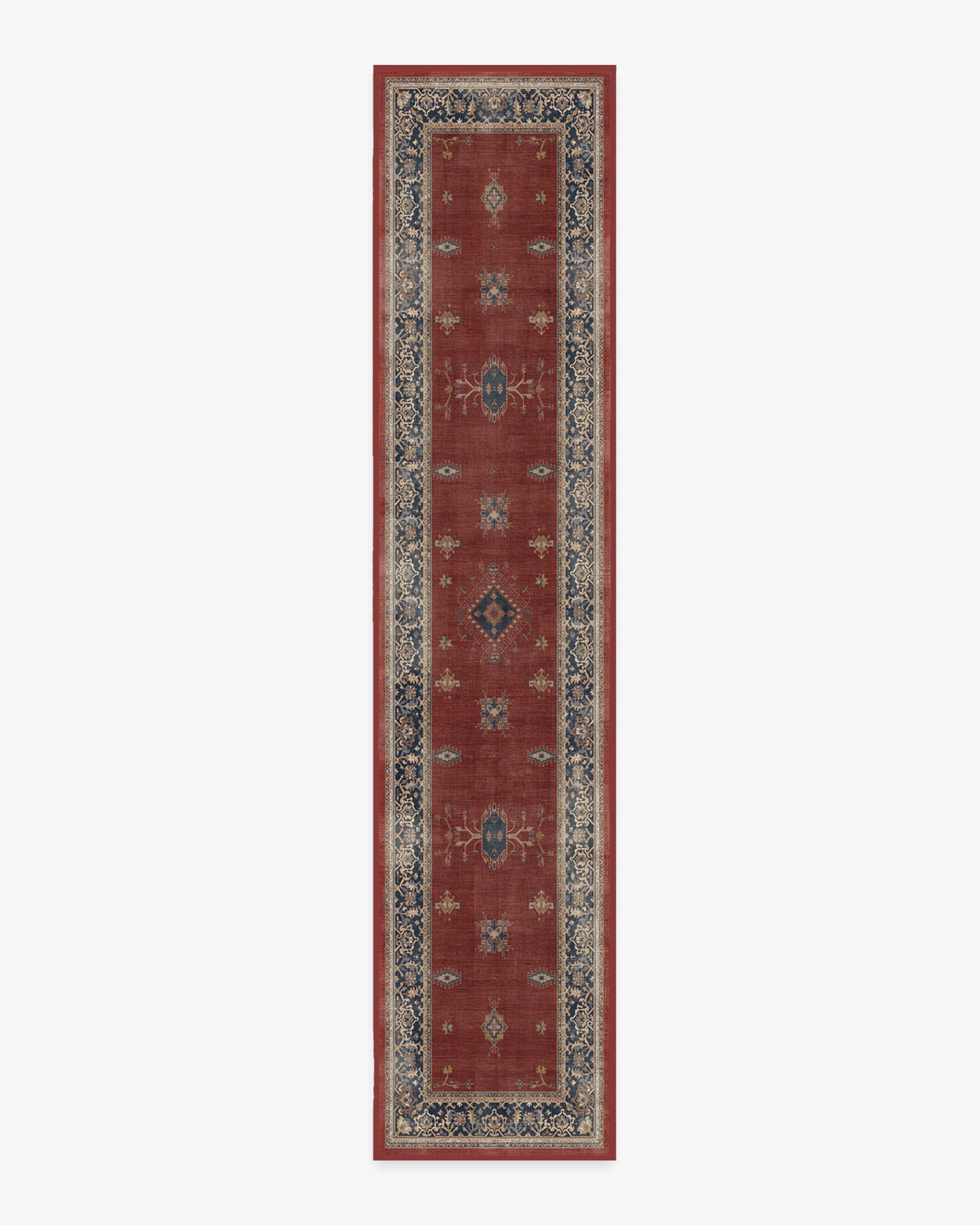 Verena Amber Red Flatwoven Rug