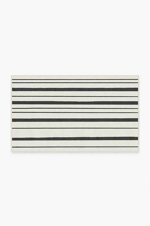 Hudson Stripe Black Rug