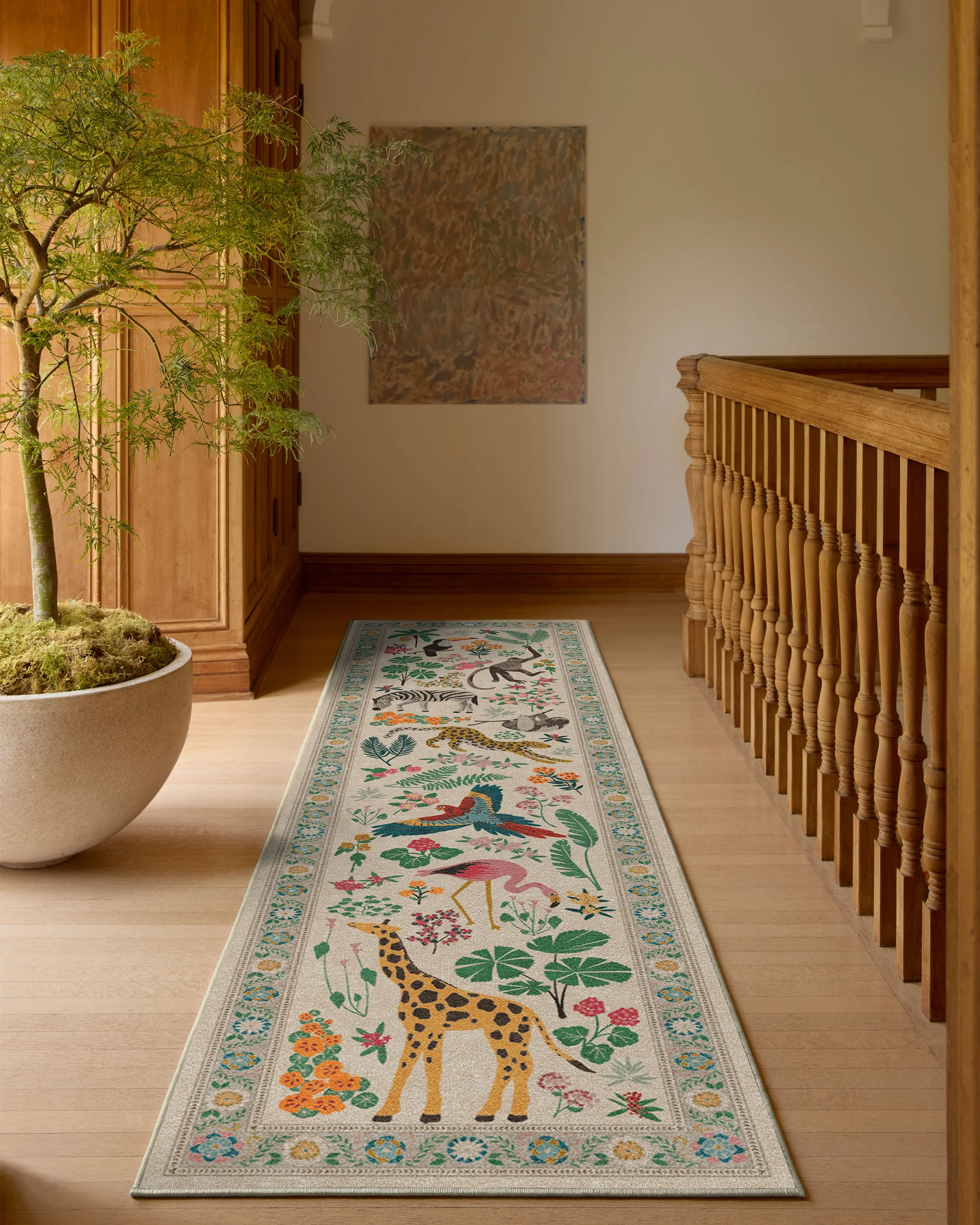 Jingle Jungle Flatwoven Rug by Iris Apfel