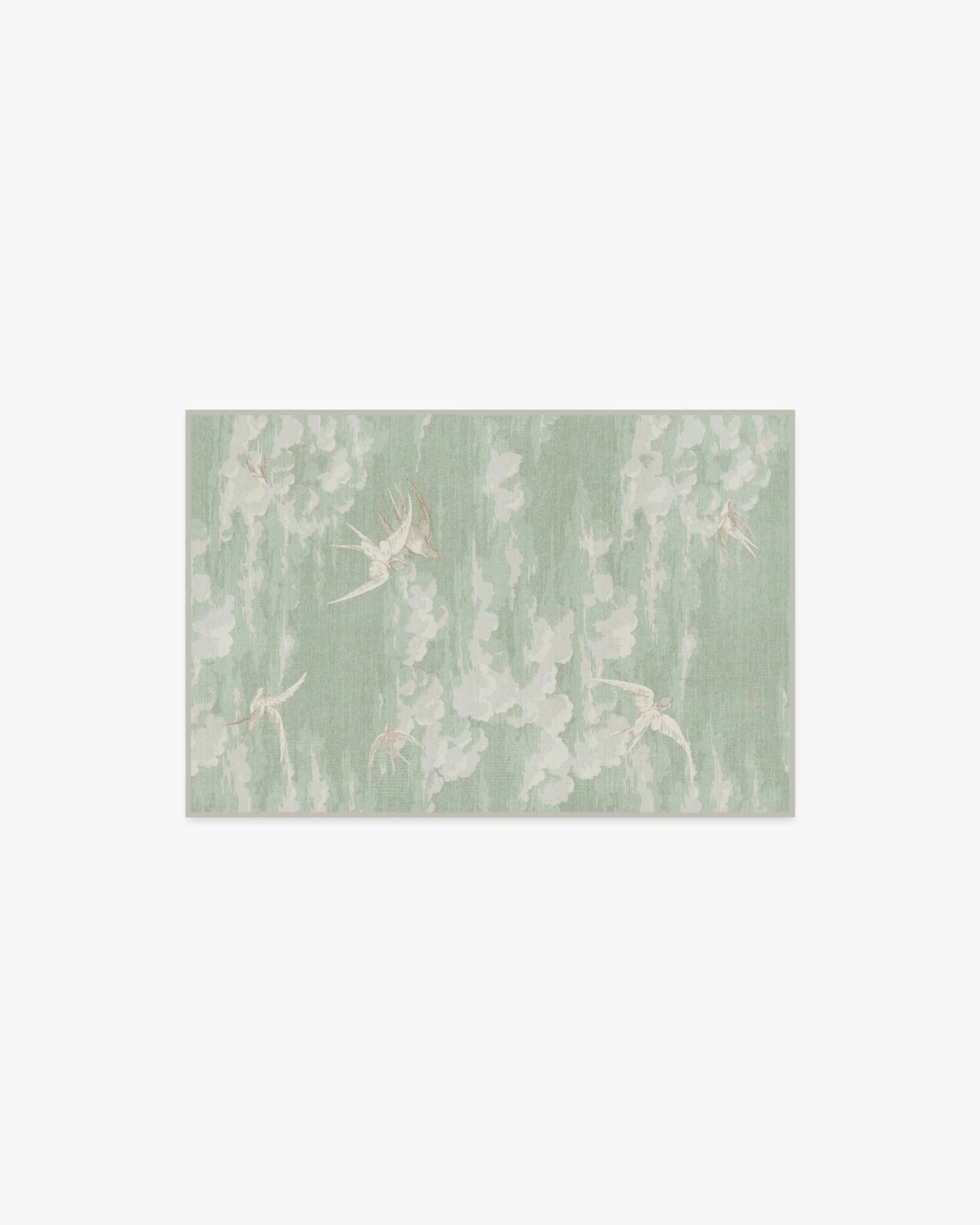 Silvi Clouds Seaspray Flatwoven Rug by Sanderson