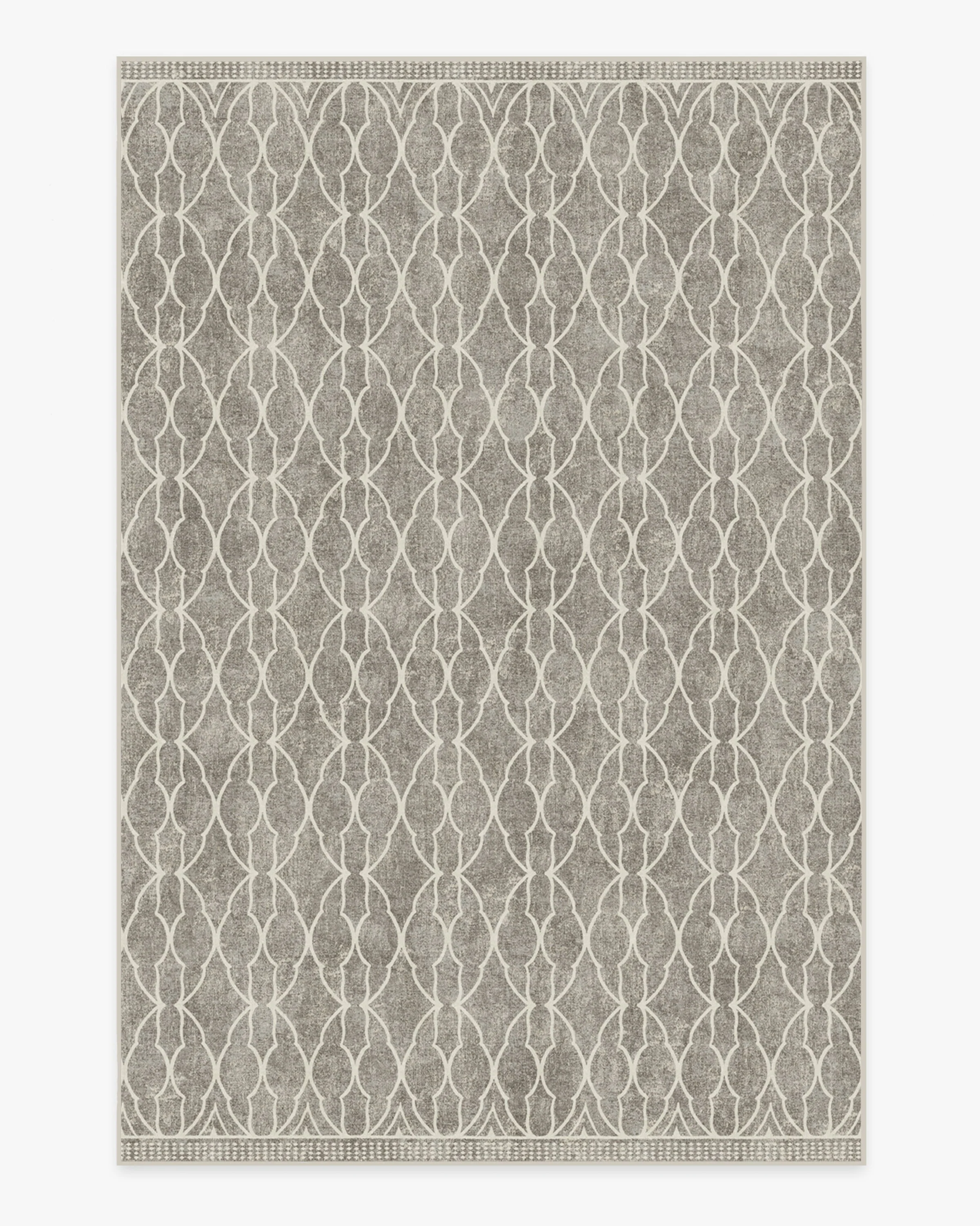 Grogu™ Trellis Ash Grey Flatwoven Rug