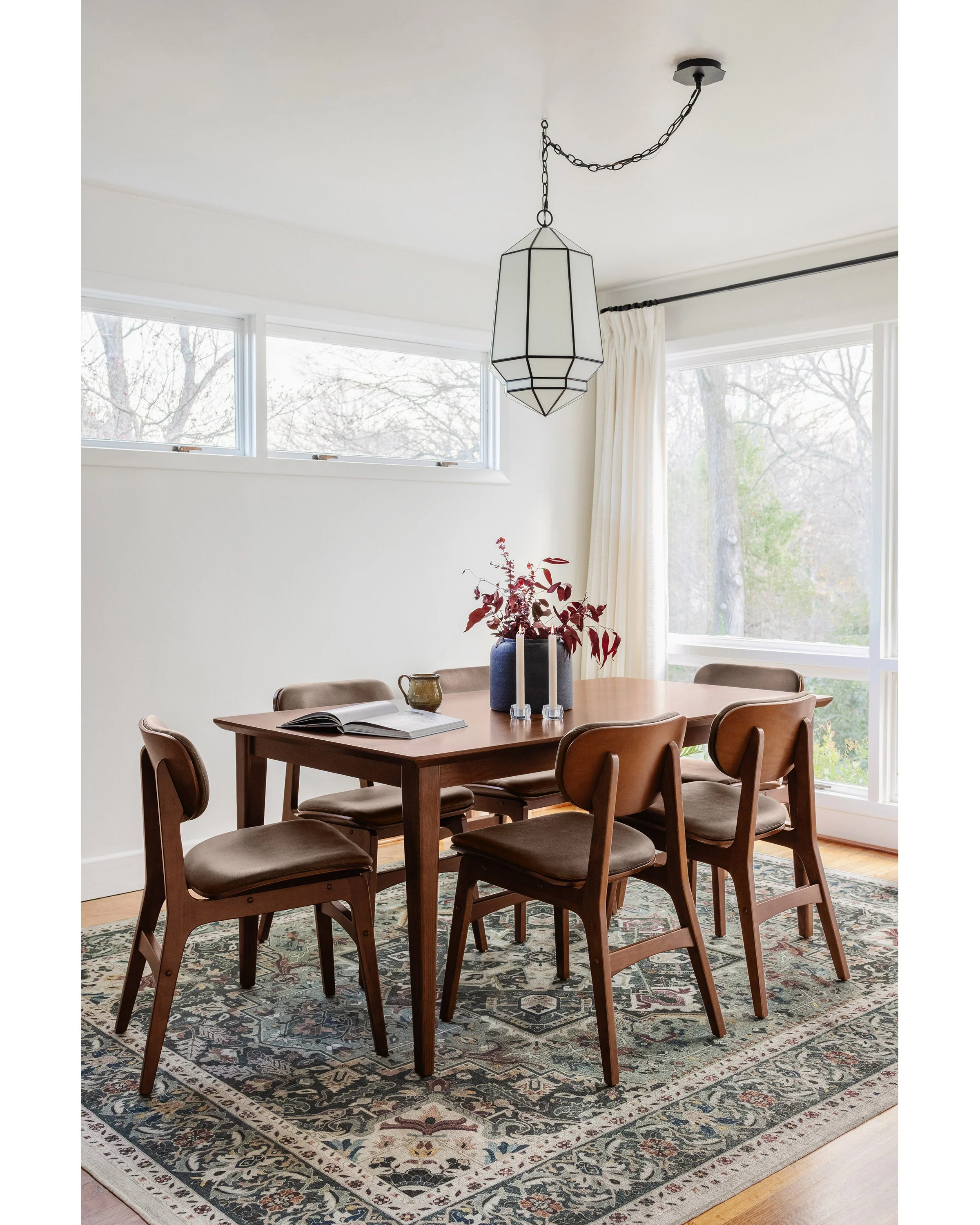 Hendesi Heriz Sage Flatwoven Rug