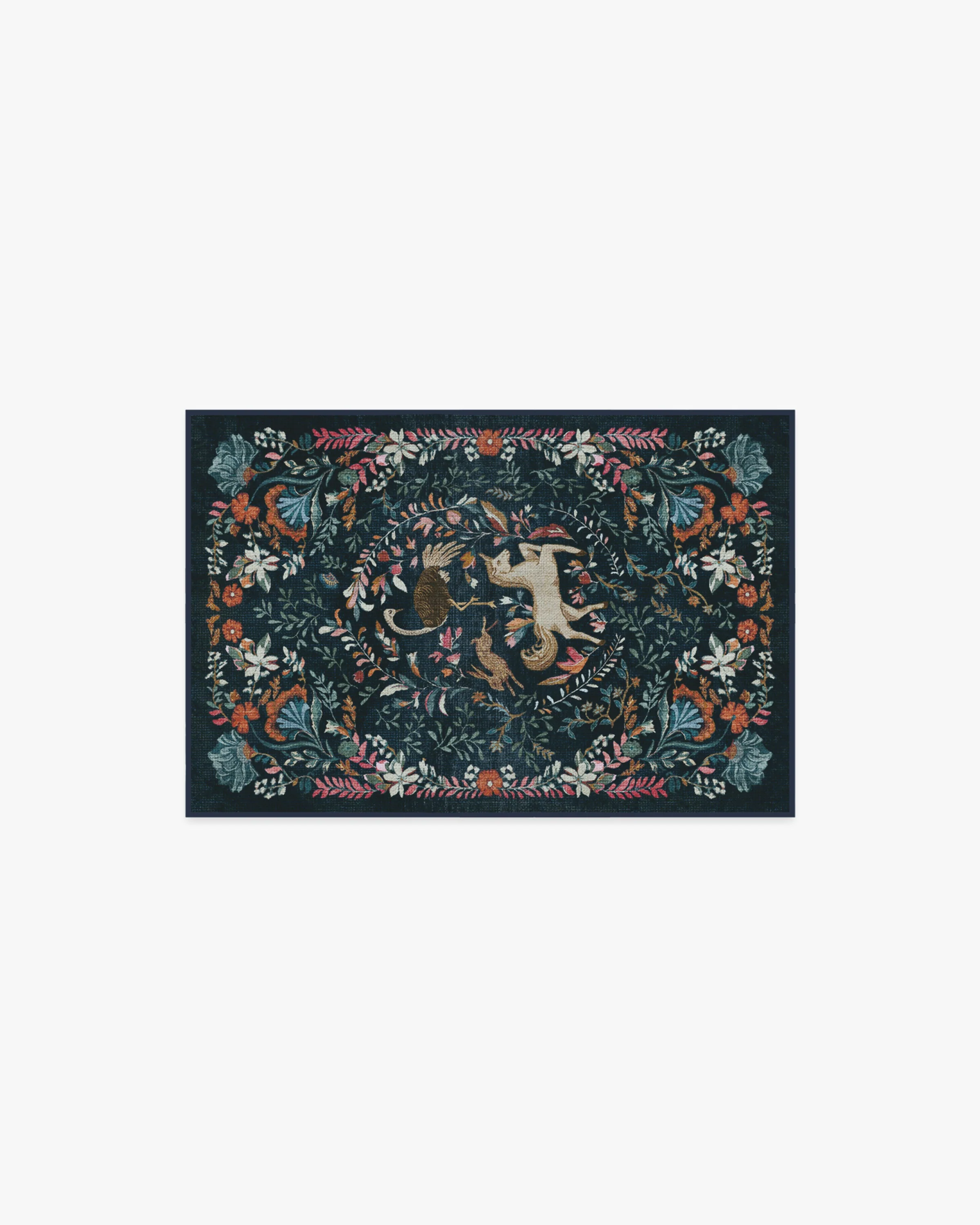 Dreamweaver Blue Multicolor Rug by Iris Apfel