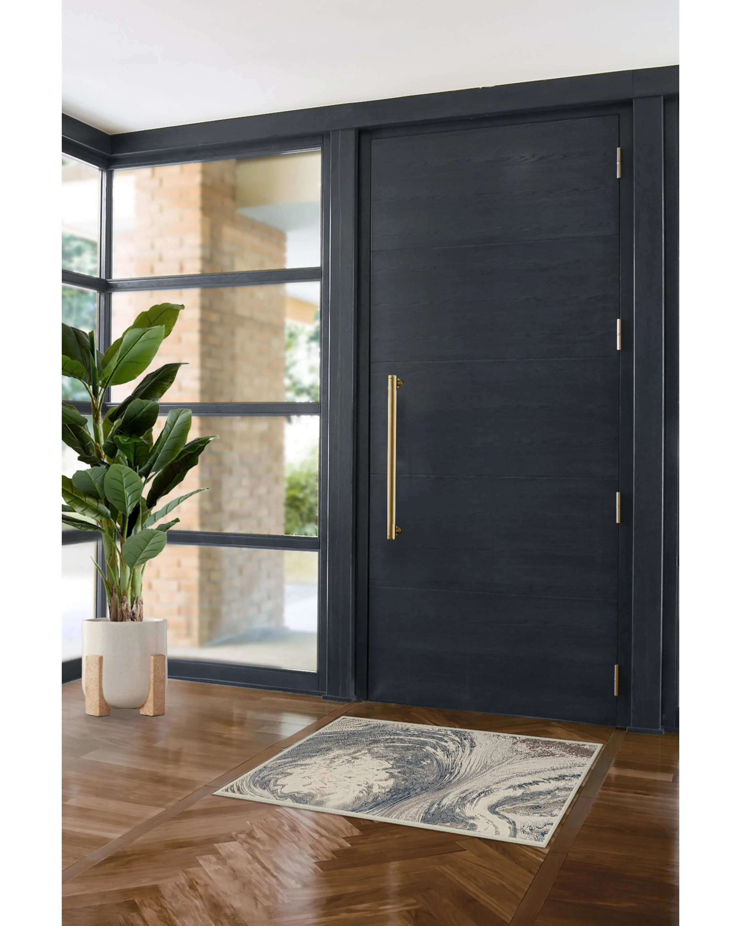 Malaspina Dusk Blue Rug