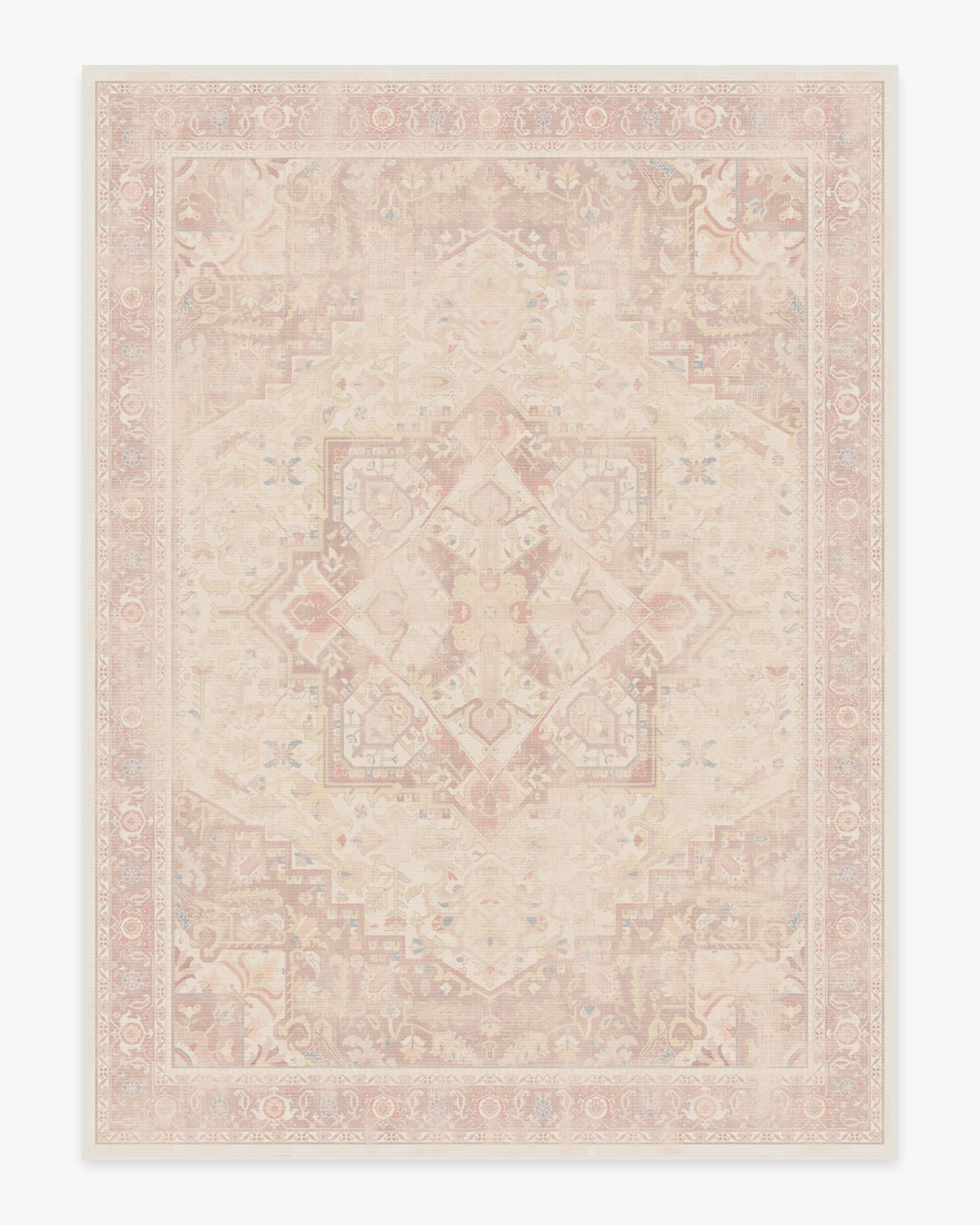 Kamran Soft Pink Flatwoven Rug