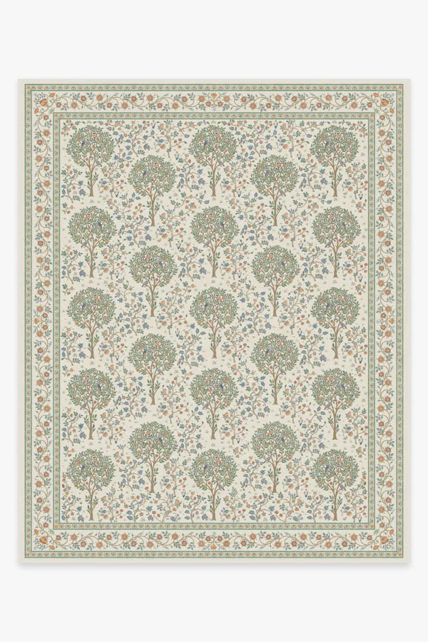 Kelmscott Tree Green Rug by Morris & Co.