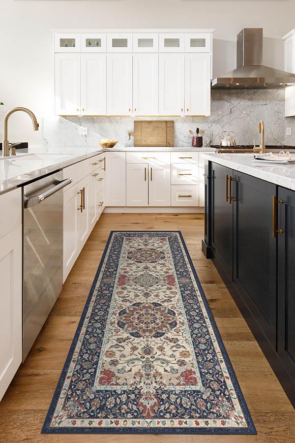 Sima Royal Blue Flatwoven Rug
