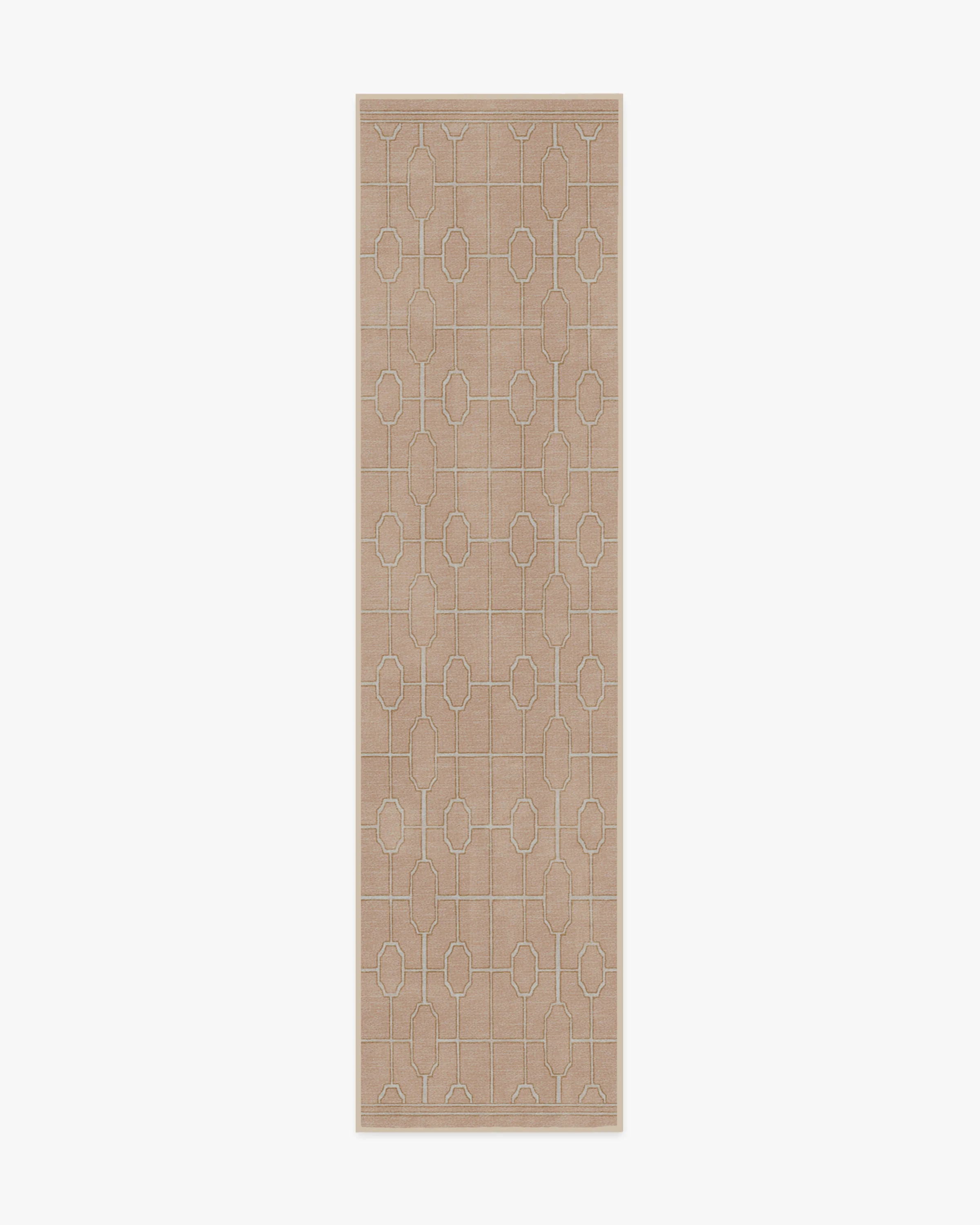 Diana Trellis Rose Gold Rug by The Hiltons