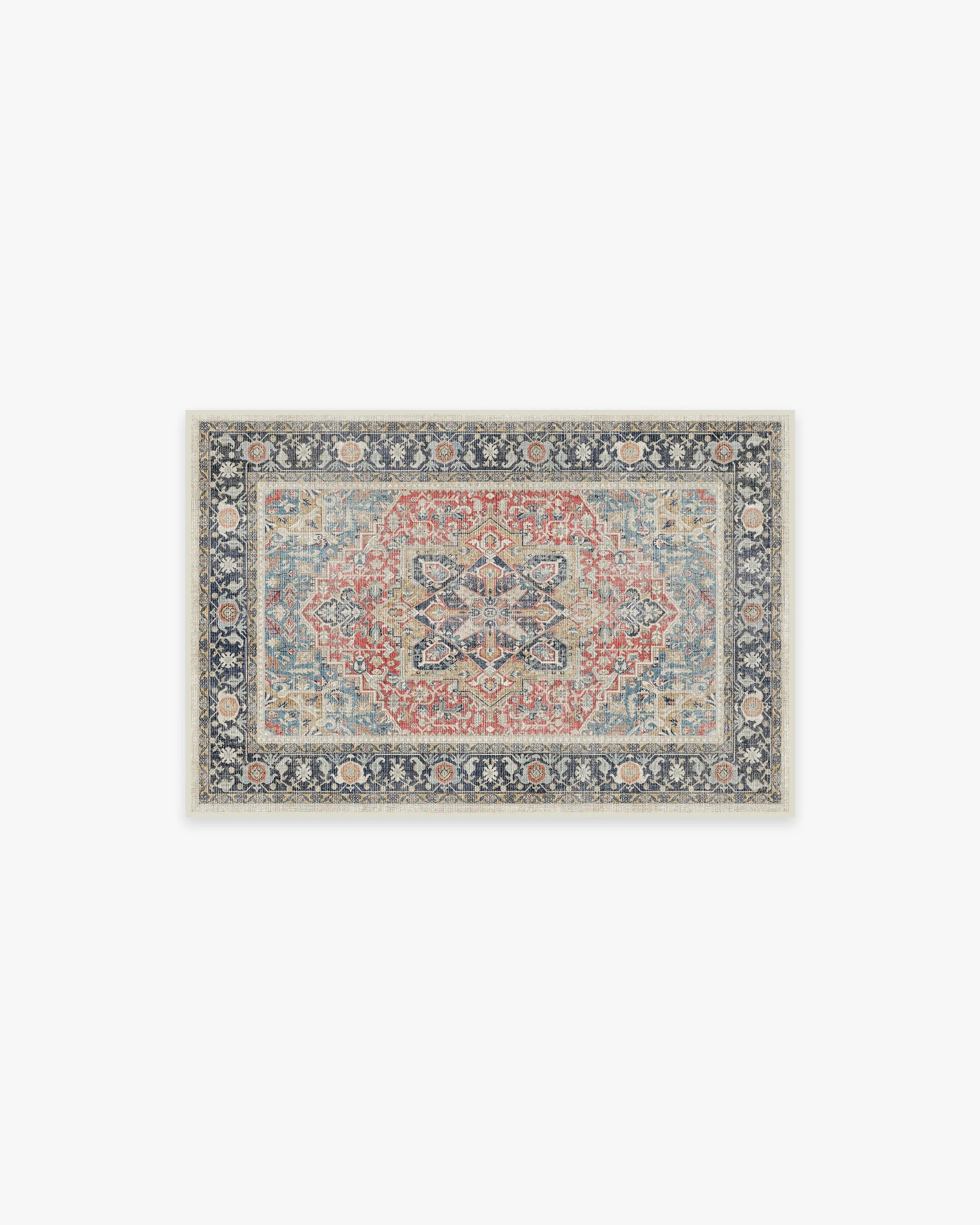 Kamran Cayenne Red Rug