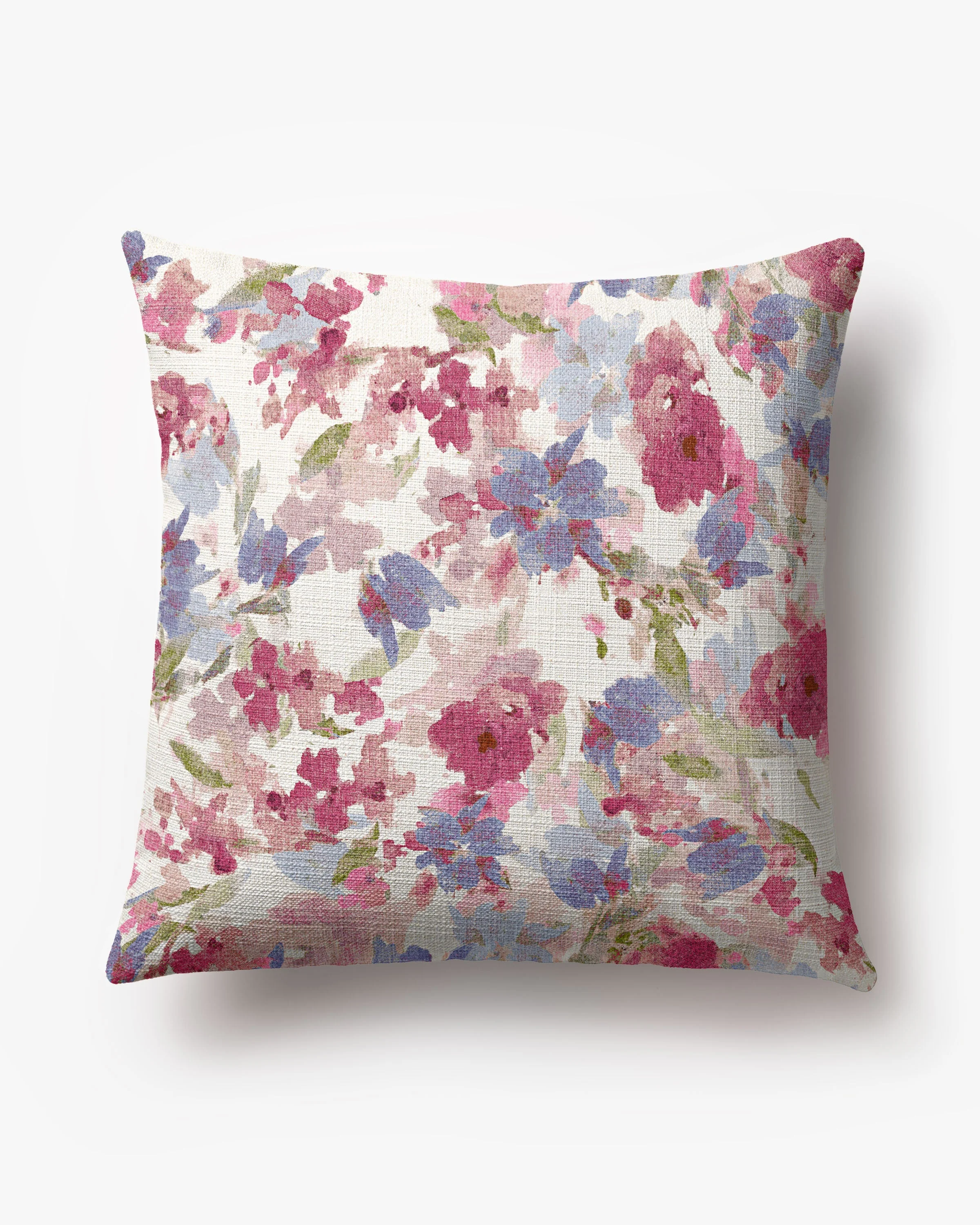 Amelia Ivory Multicolor Woven Throw Pillow