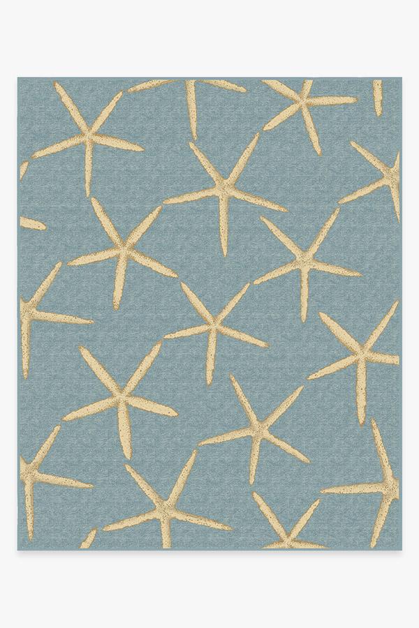 Starfish Pale Blue Flatwoven Rug