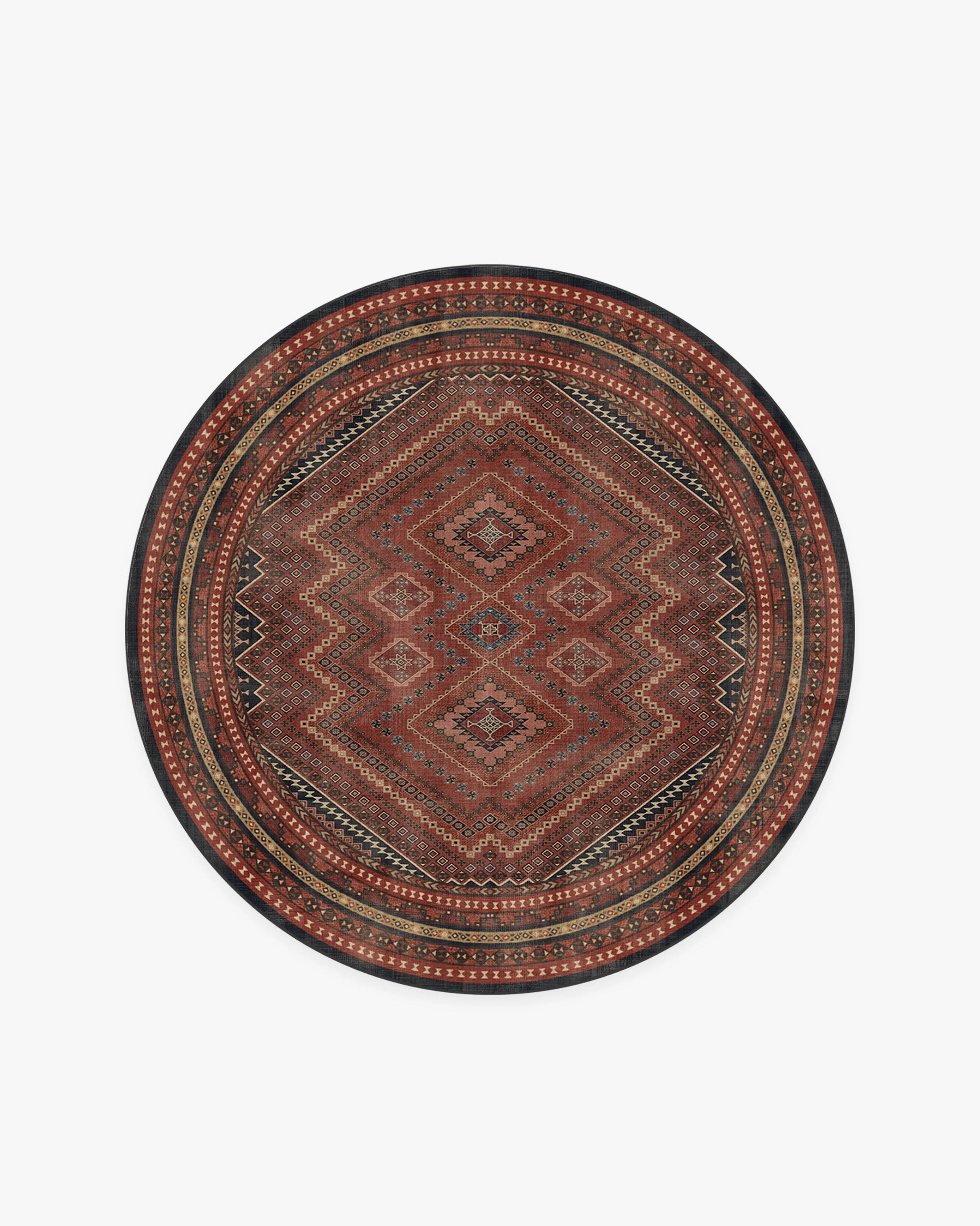Kaden Amber Red Flatwoven Rug