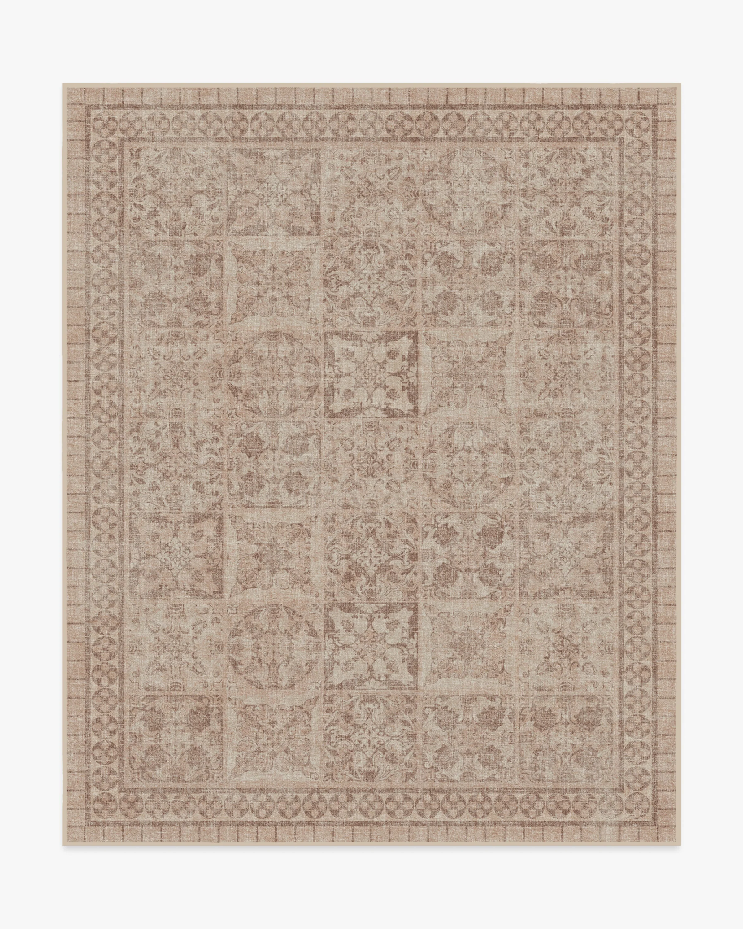 Astoria Rose Gold Flatwoven Rug by The Hiltons