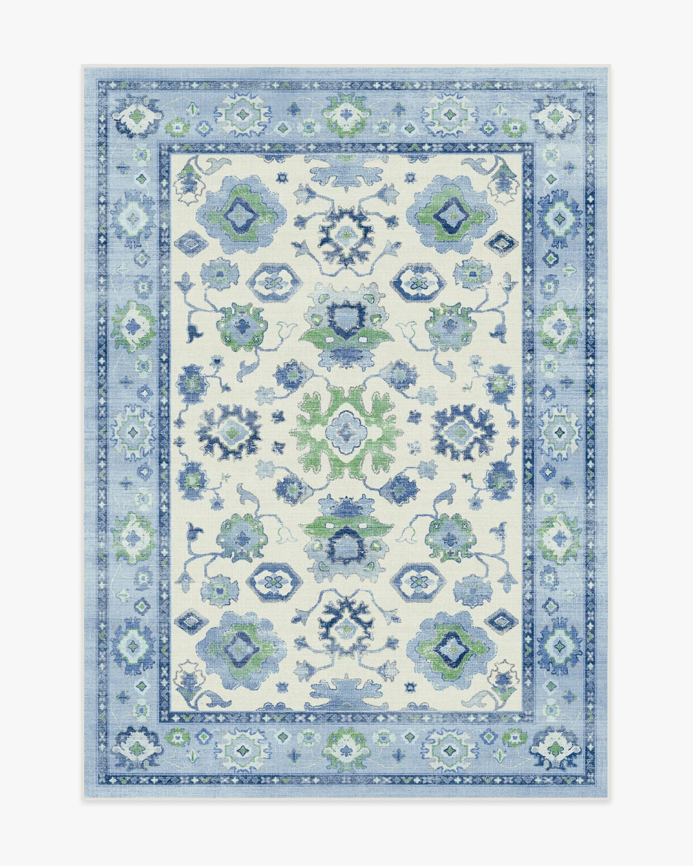 Serena Blue Rug by Mrs. Alice