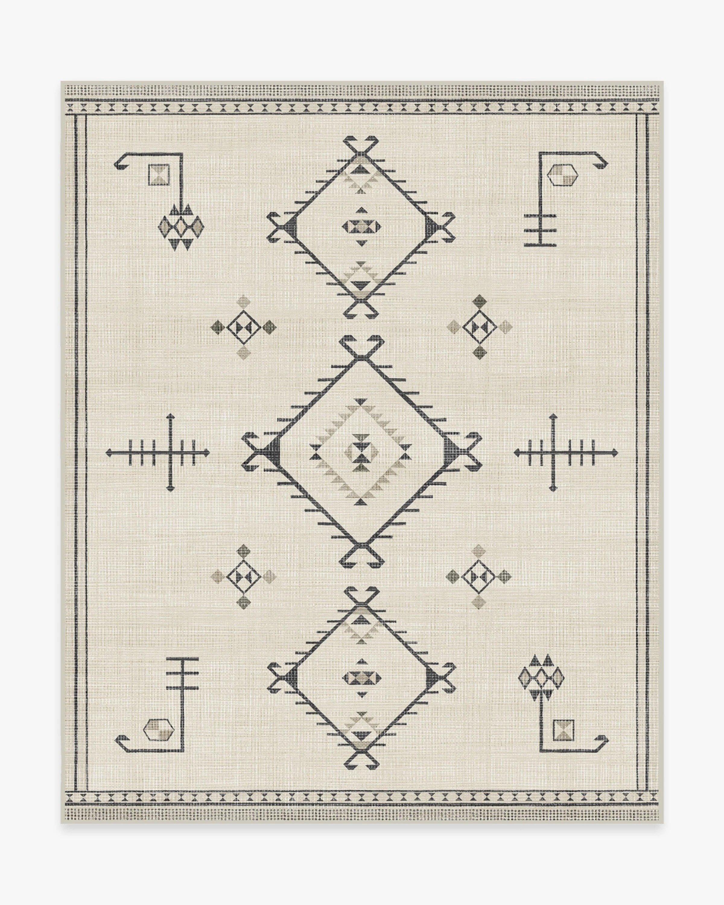 Damali Black & White Rug
