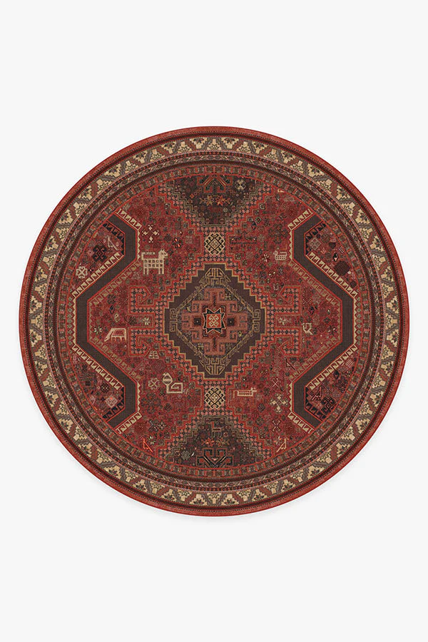 Zareen Scarlet Red Rug