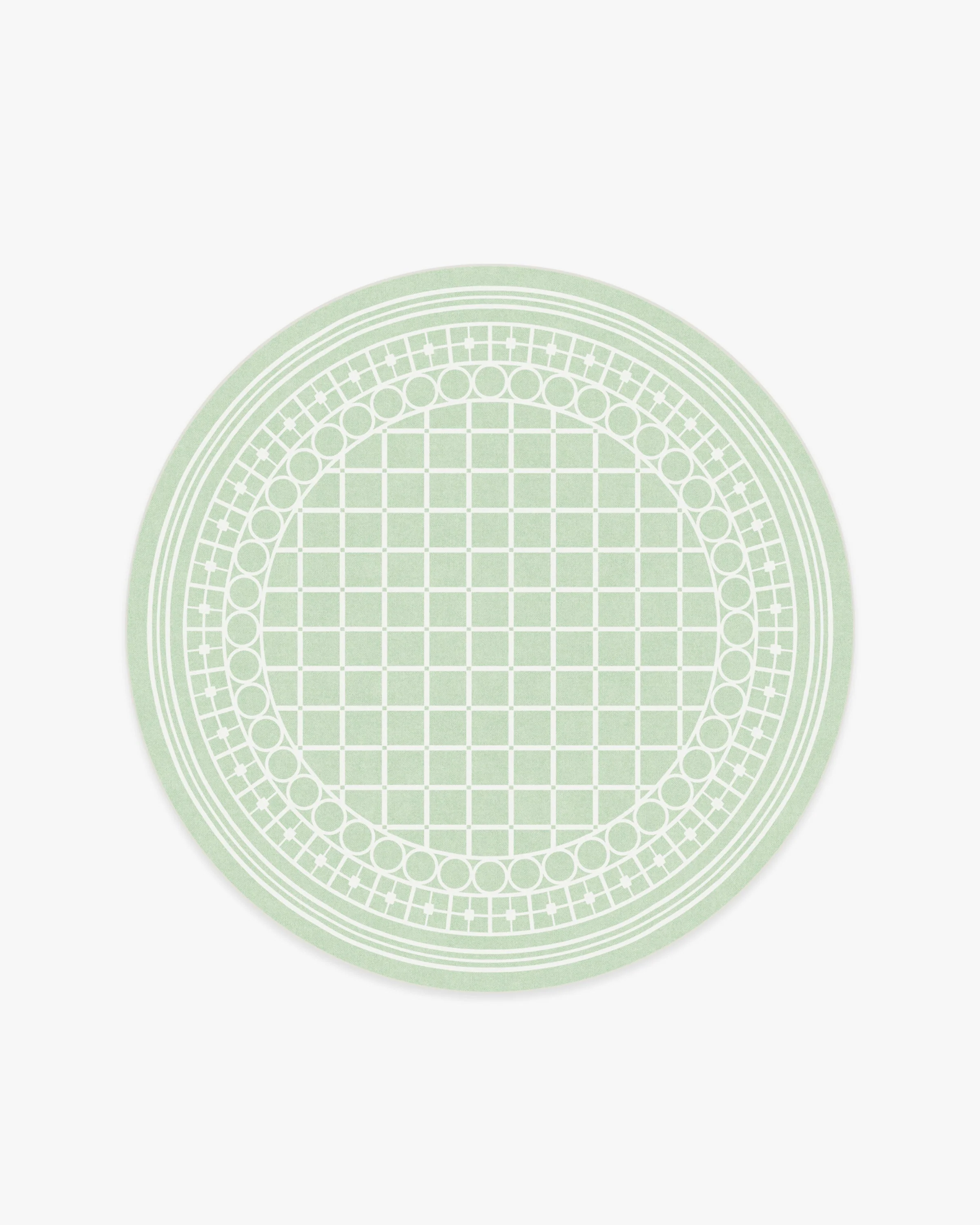 Palm Beach Powder Sage Rug by Gray Malin