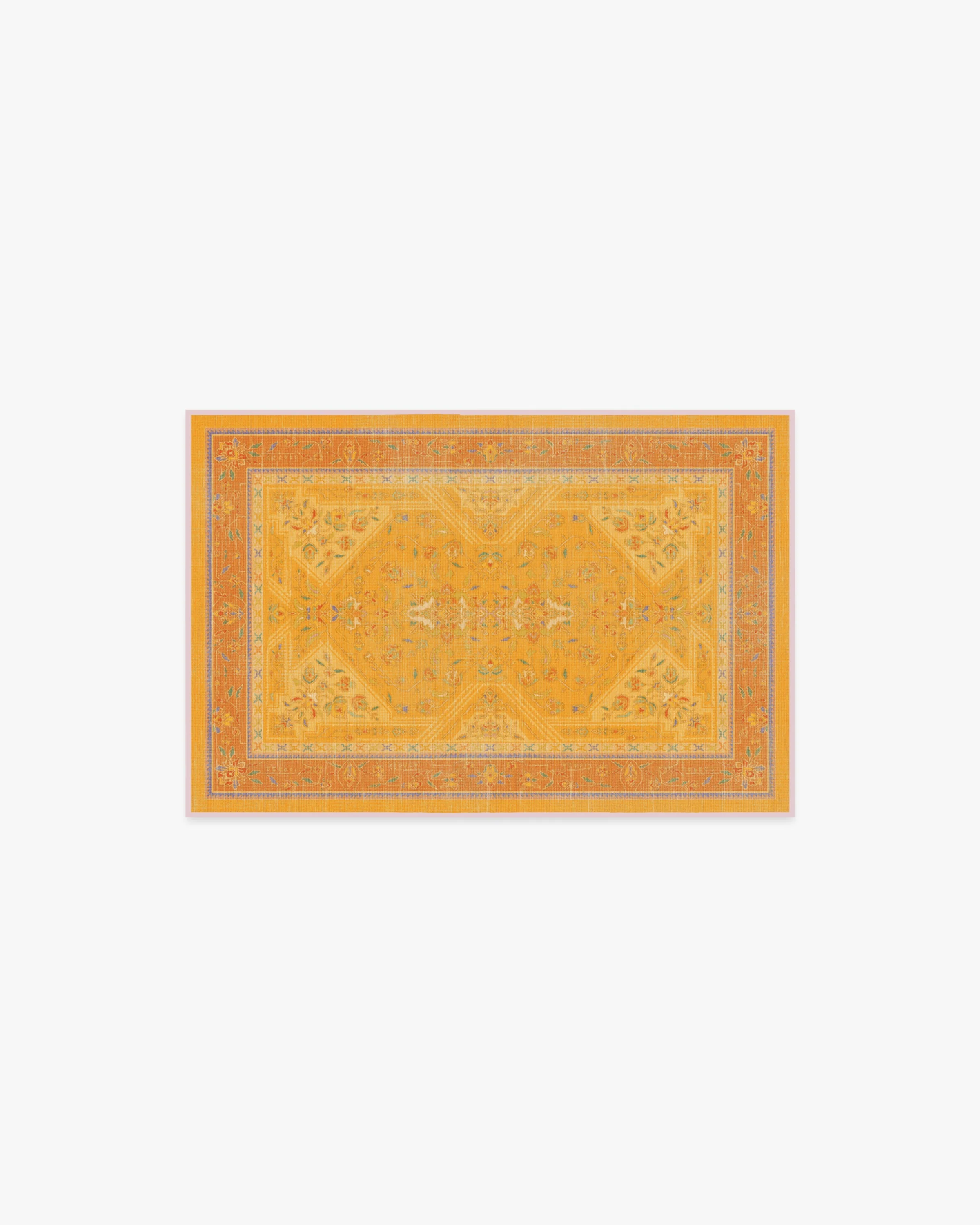 Colorful Loom Mango Rug by Iris Apfel