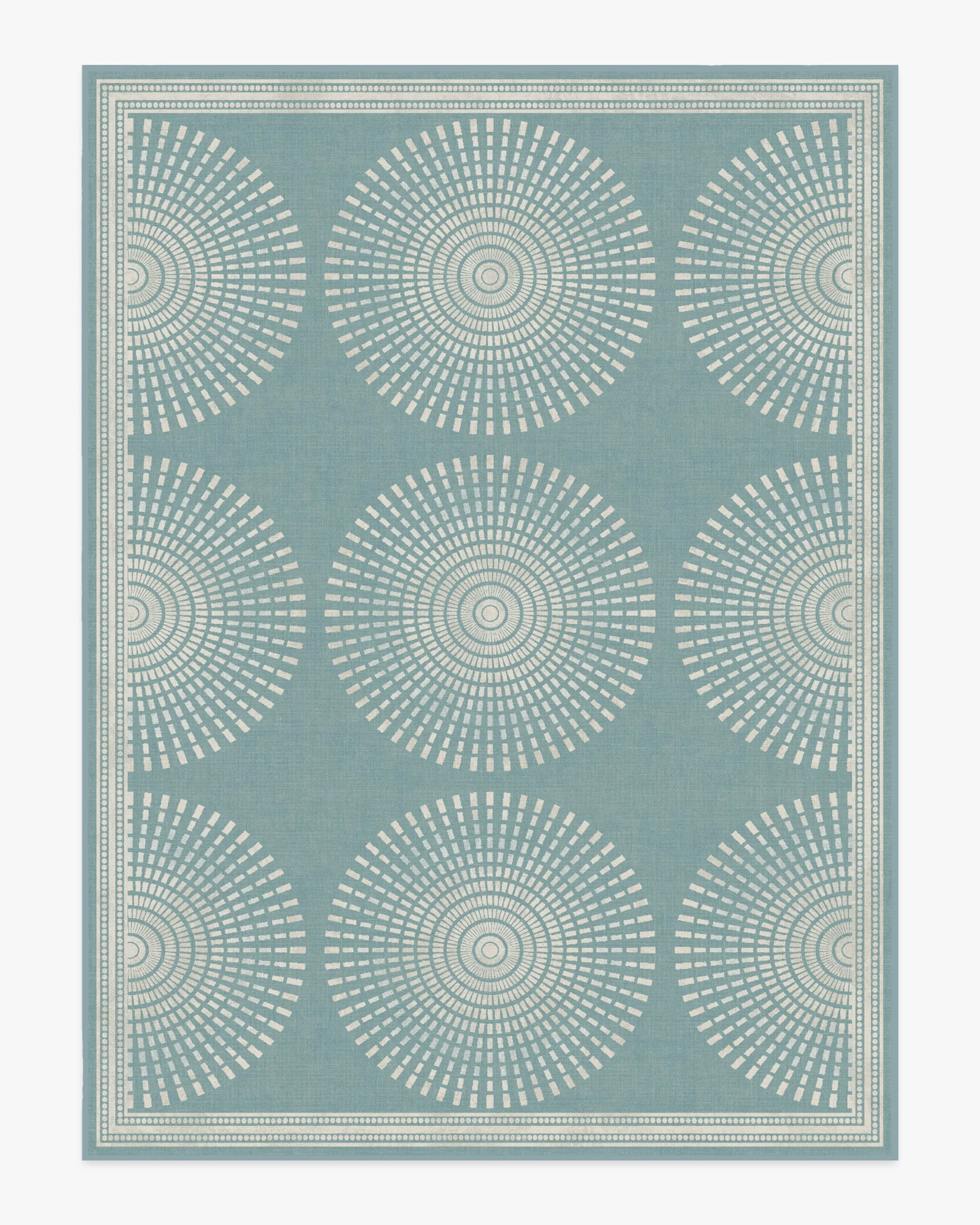 Santorini Blue Rug by Jonathan Adler