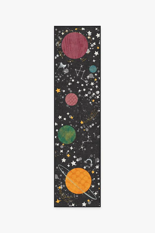 Outer Space Black Rug