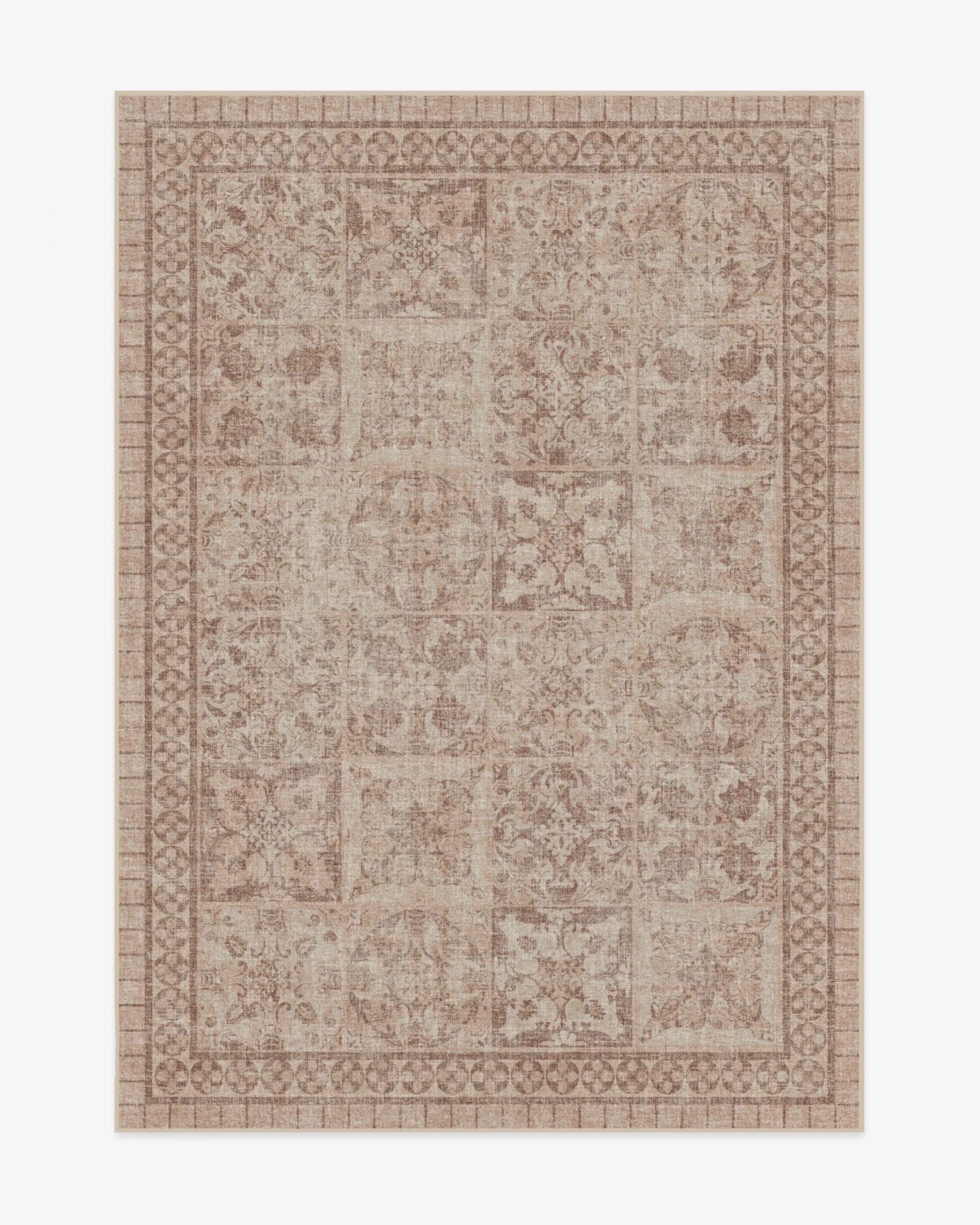 Astoria Rose Gold Flatwoven Rug by The Hiltons