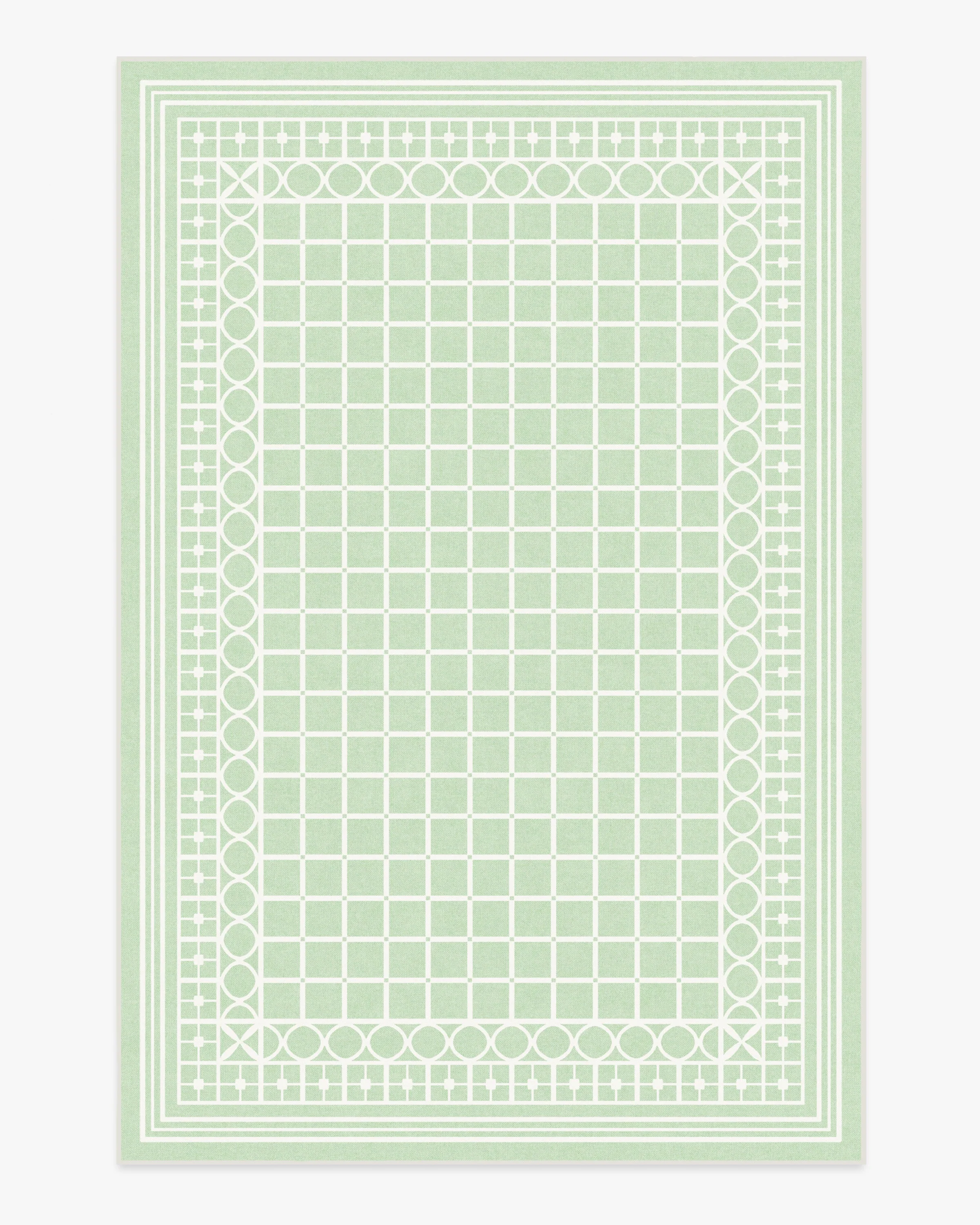 Palm Beach Powder Sage Rug by Gray Malin