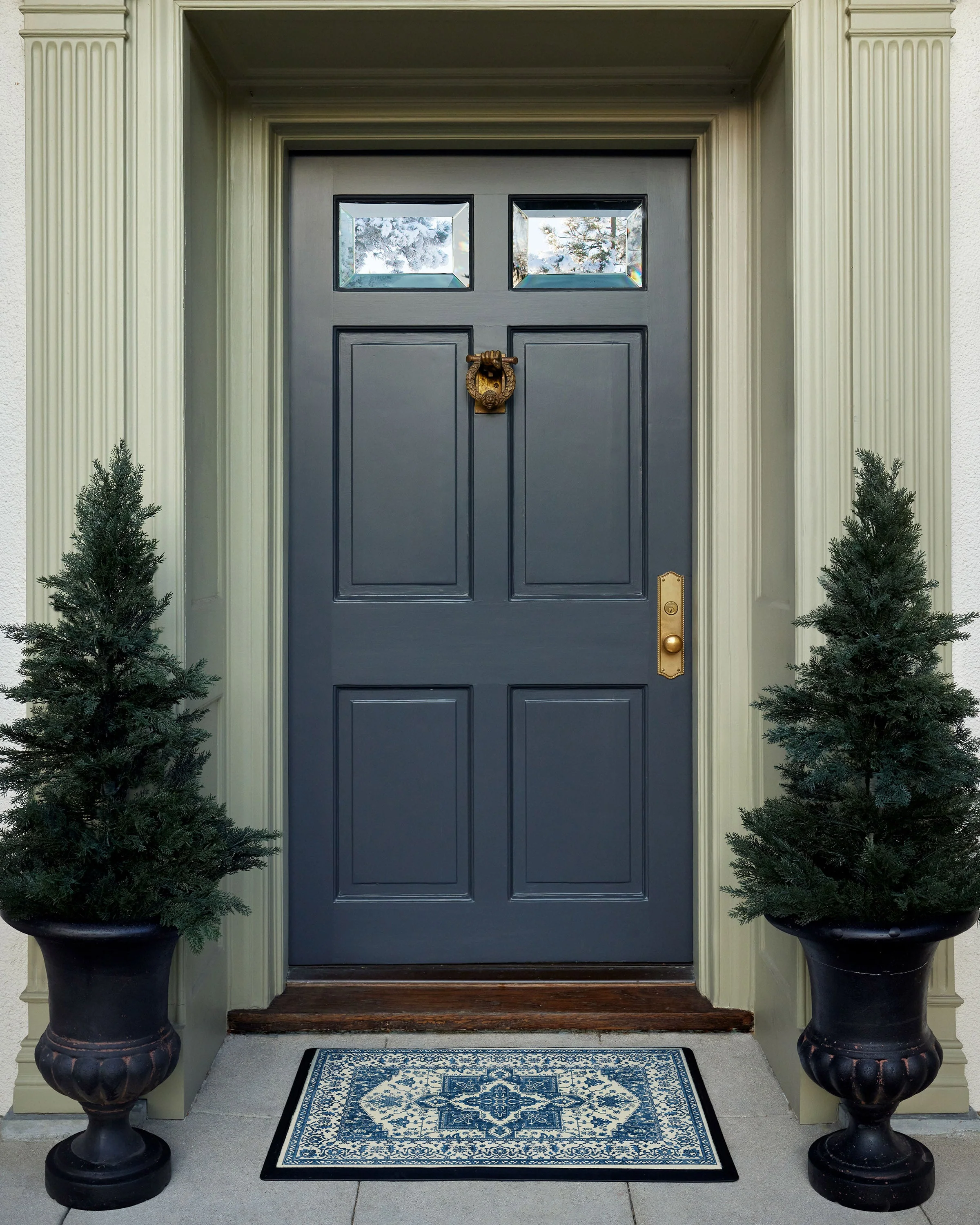 Kira Delft Blue Doormat